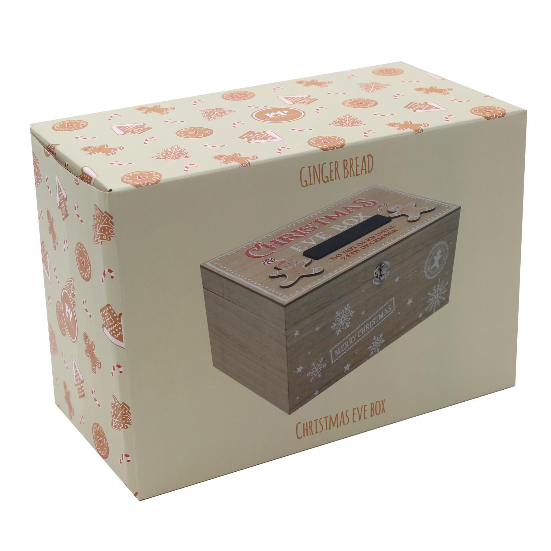 image402742087.jpg Christmas Eve Gift Box Gingerbread Wooden