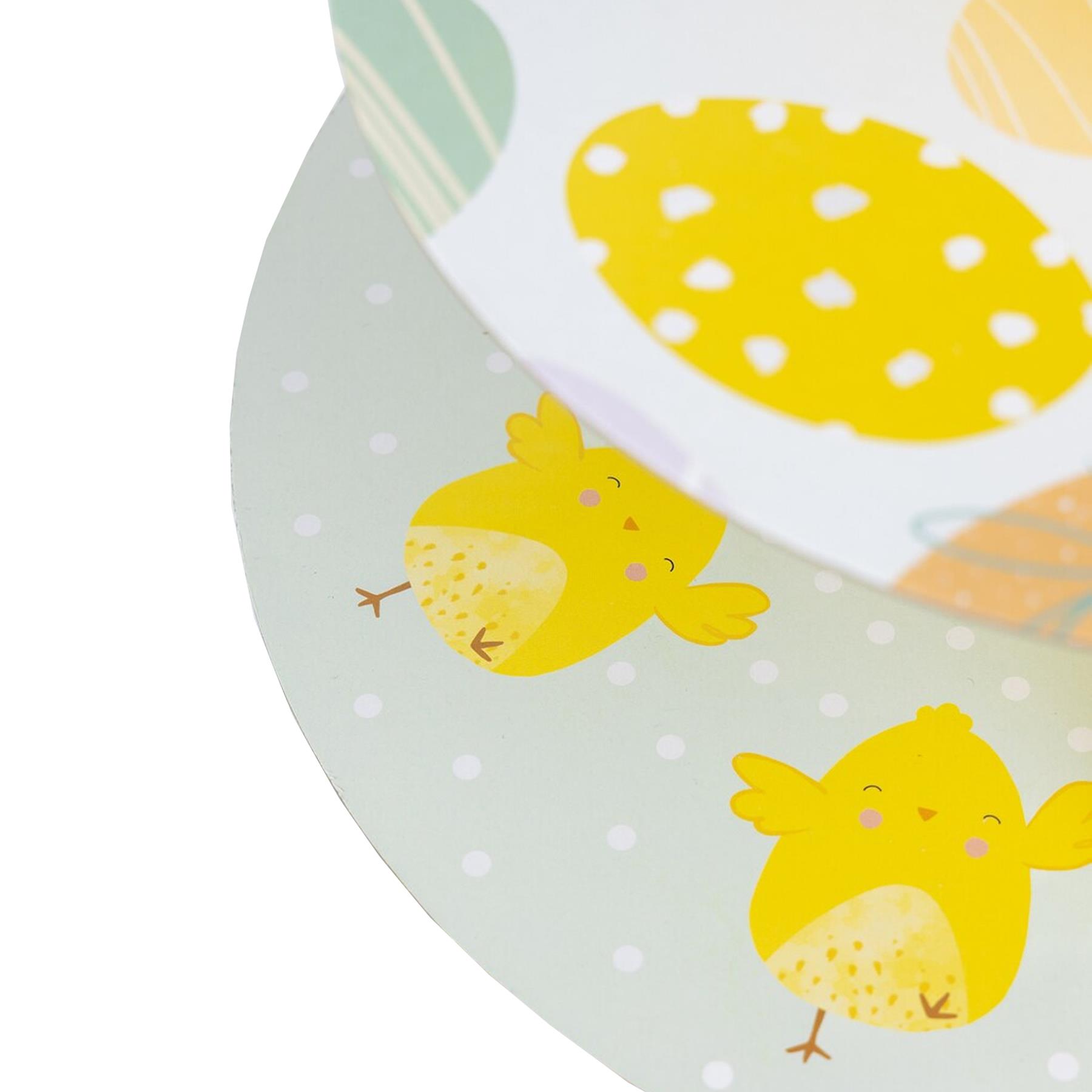 Easter 3 Tier Egg / Cupcake Stand with Chick Topper