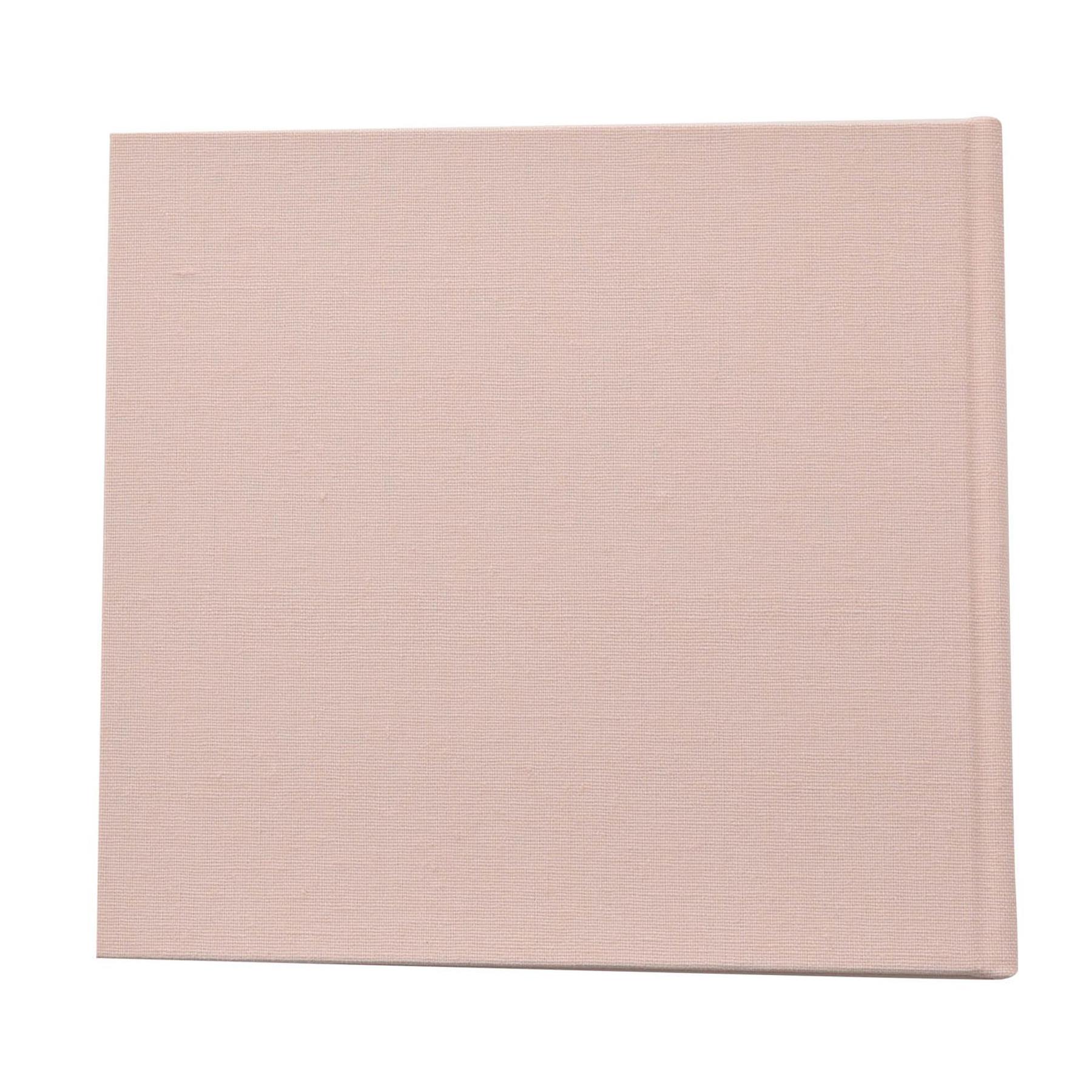 Bambino Pink Linen Cover Photo Album 50 6x4 Pictures - Little Lady