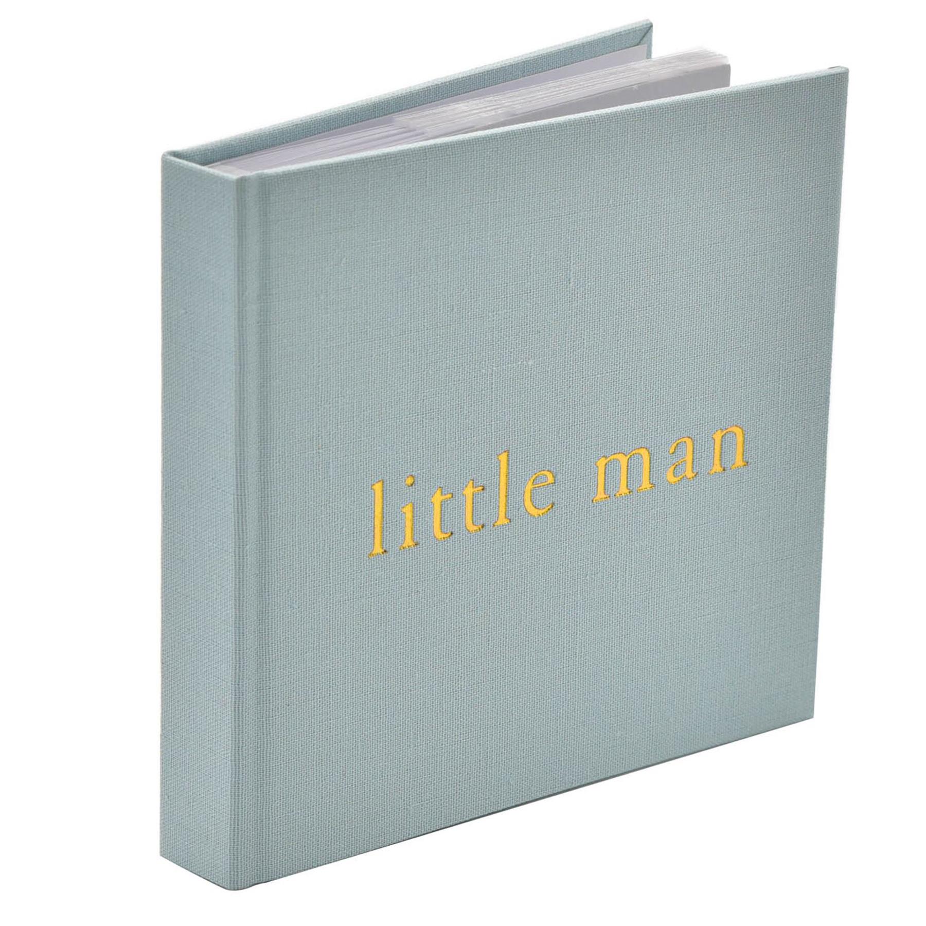 image415287608.jpg Bambino Blue Linen Cover Photo Album 50 6x4 Pictures - Little Man