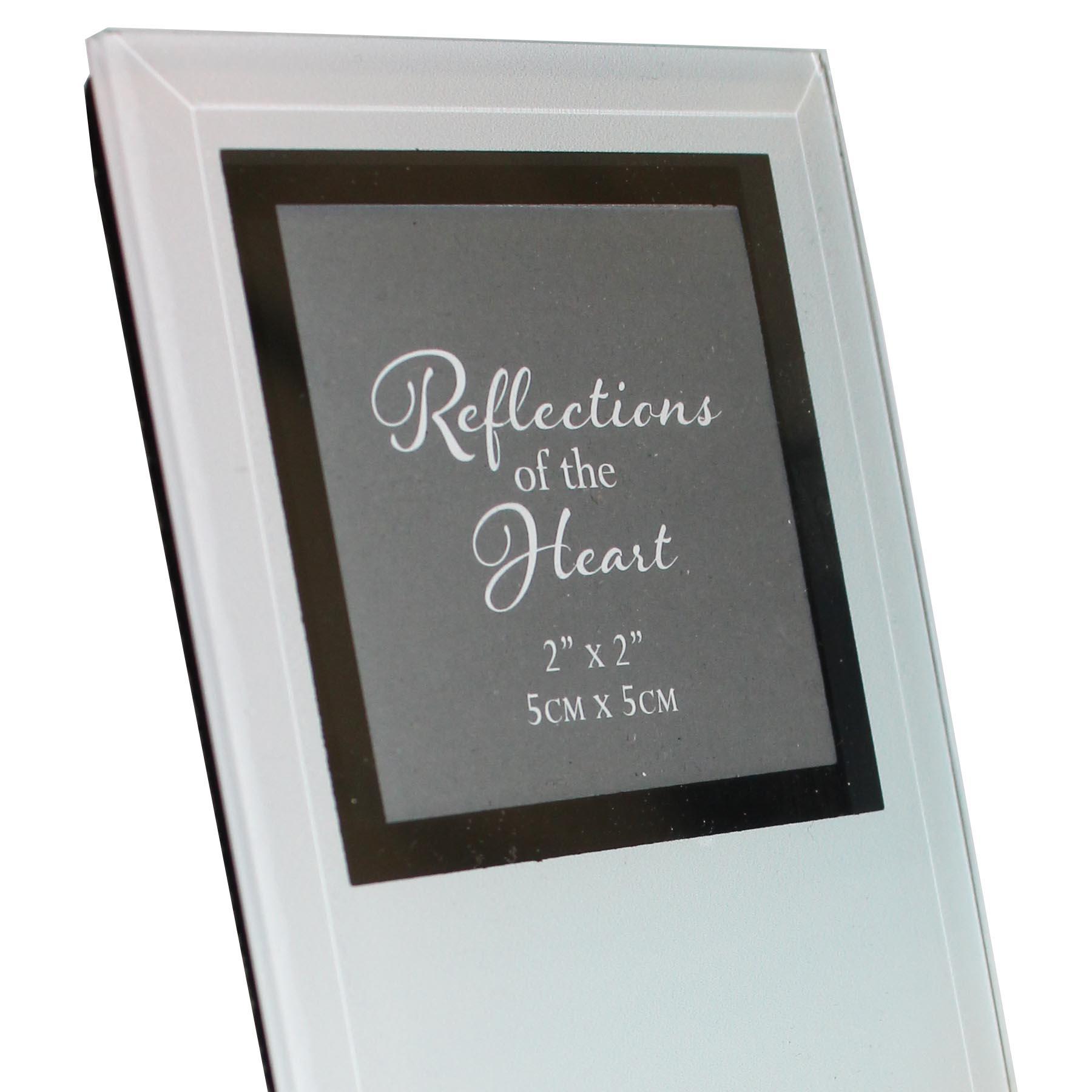 image429384275-1.jpg Reflections of the Heart Glass Photo Frame Plaque Gift Mum