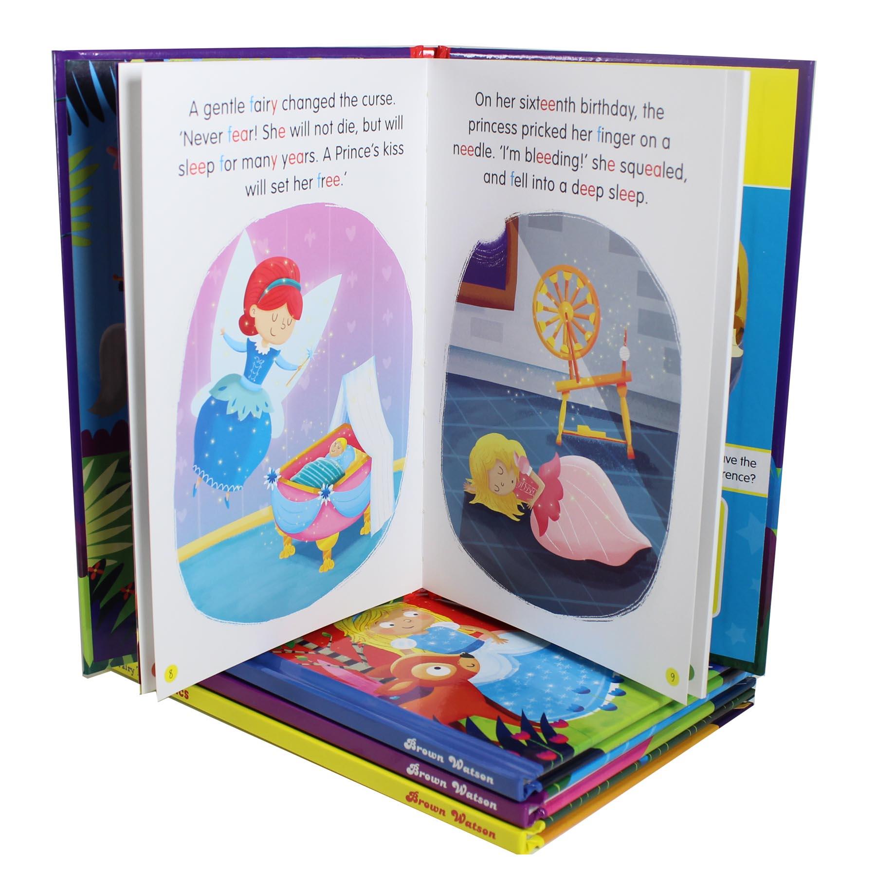 Children's 4 Book Hardback 'Fairy Tale Phonics' Christmas Gift Set