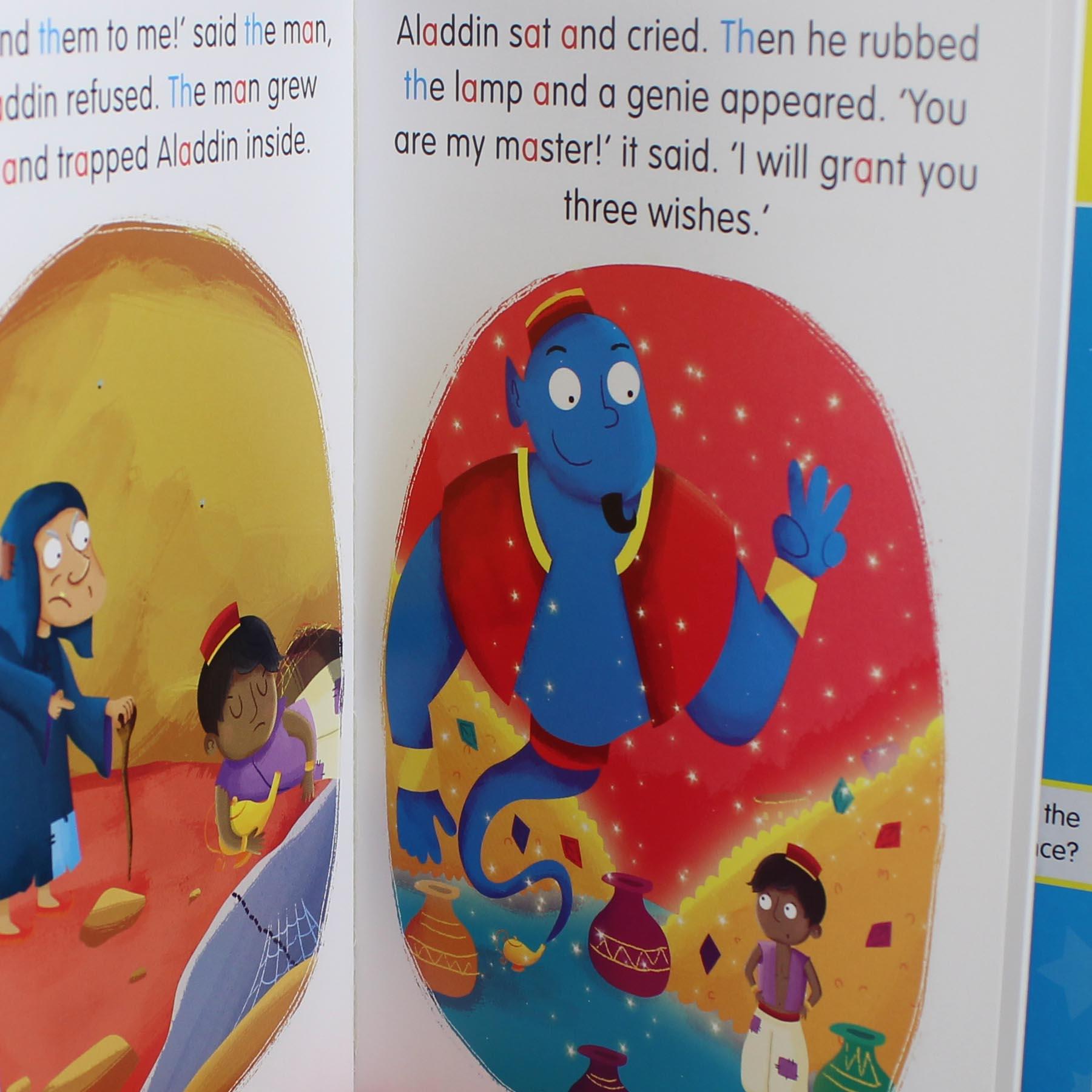 Children's 4 Book Hardback 'Fairy Tale Phonics' Christmas Gift Set