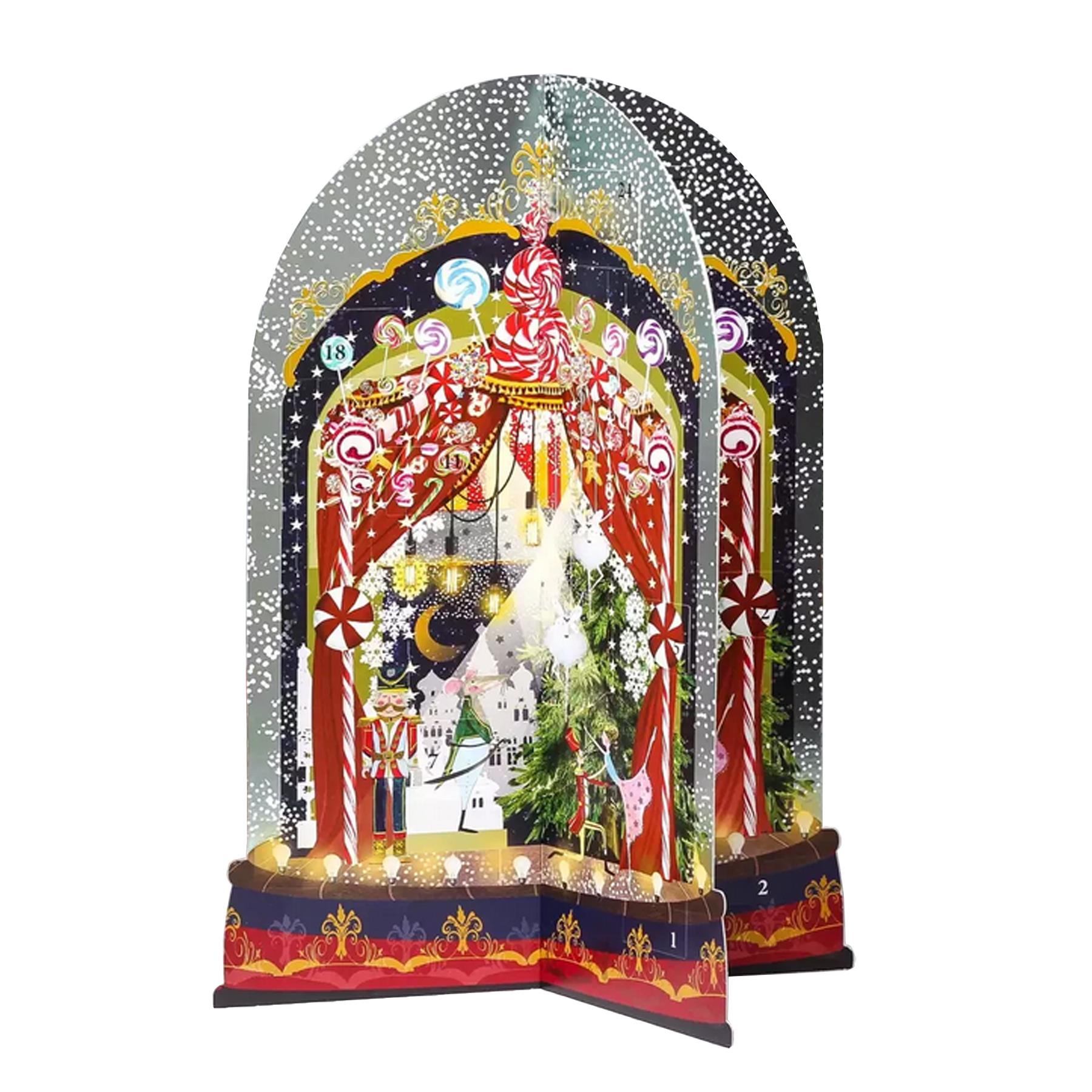 3D Christmas Advent Calendar with 24 Windows - The Nutcracker Ballet