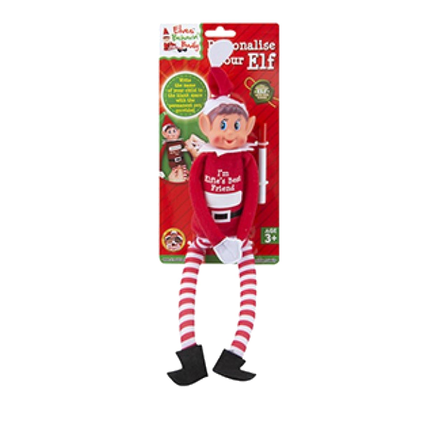 Christmas Elf Behavin' Badly Elf Dolls - Personalise Your Own Elf - Girl