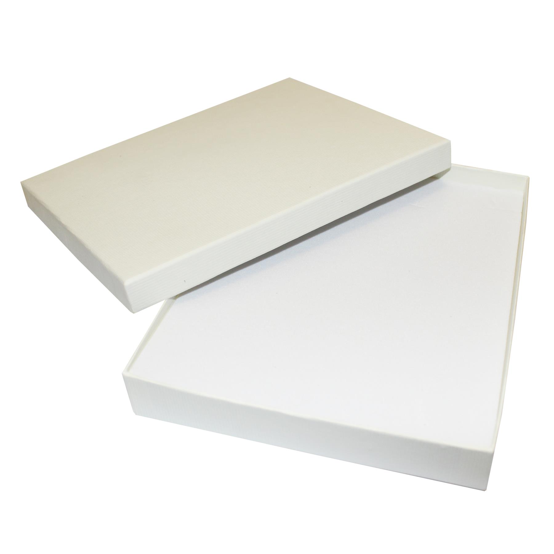 Single Jewellery Box -Necklace, Earring, Bracelet - Cream 18cm x 14cm