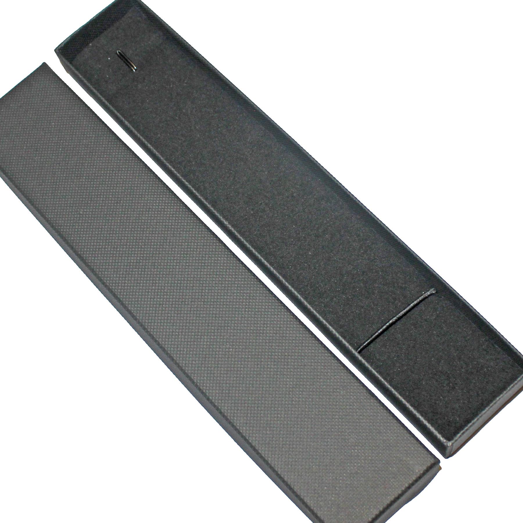 Pack of 2 Jewellery Boxes - Necklace, Earring, Bracelet - Black 21cm x 4cm