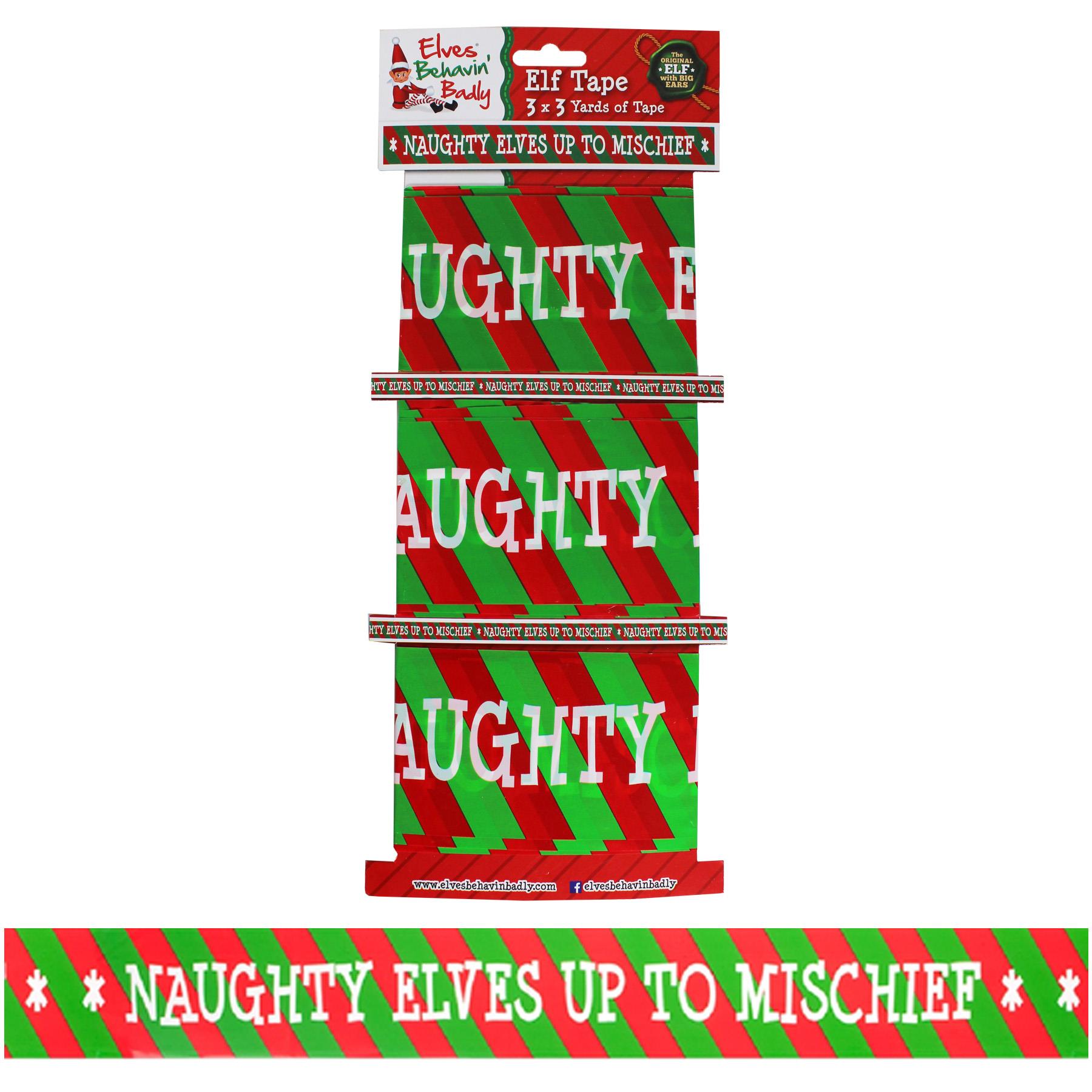 Christmas Elf Behavin' Badly Elf Accessories - 8.2M Naughty Elf Tape
