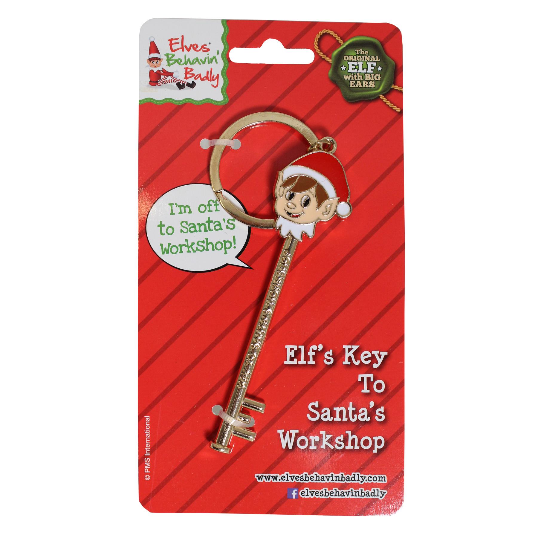 Christmas Elf Behavin' Badly Elf Accessories - Santa's Workshop Key