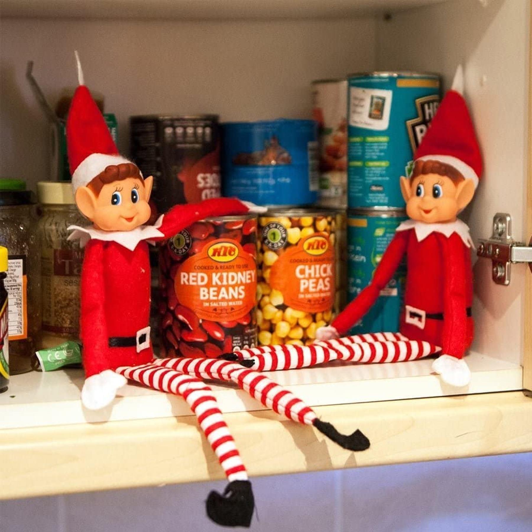 image430375710-1.jpg Christmas 2 Pack 12 inch Elf Dolls - Elf Behavin' Badly Elves