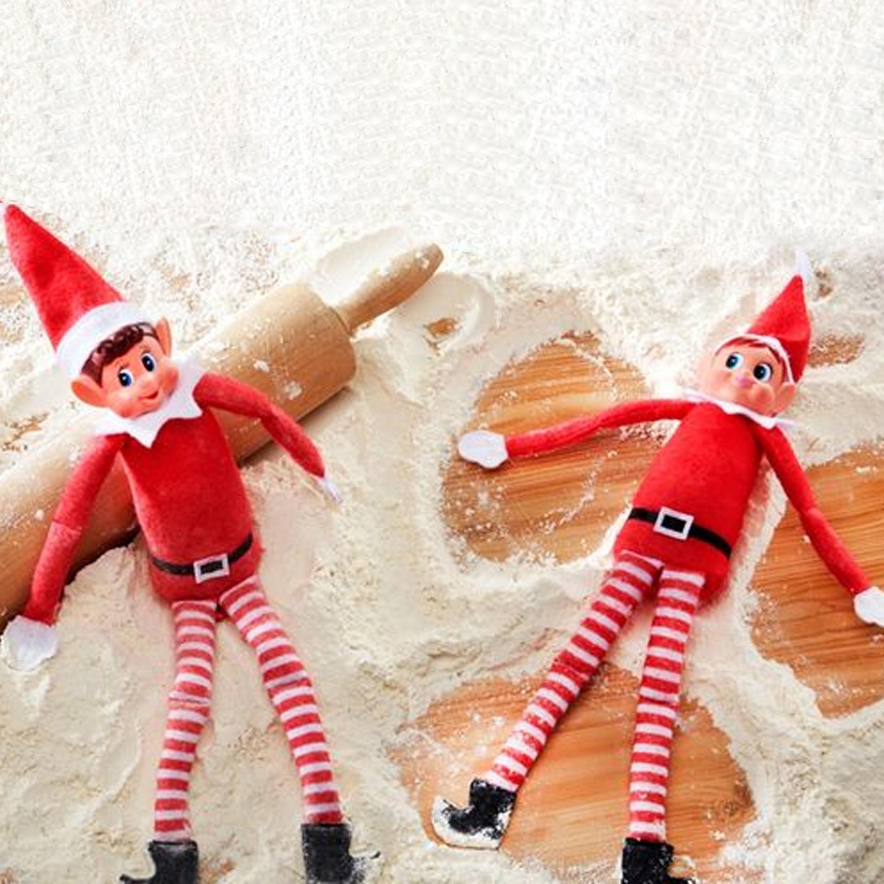image430375712-1.jpg Christmas 2 Pack 12 inch Elf Dolls - Elf Behavin' Badly Elves
