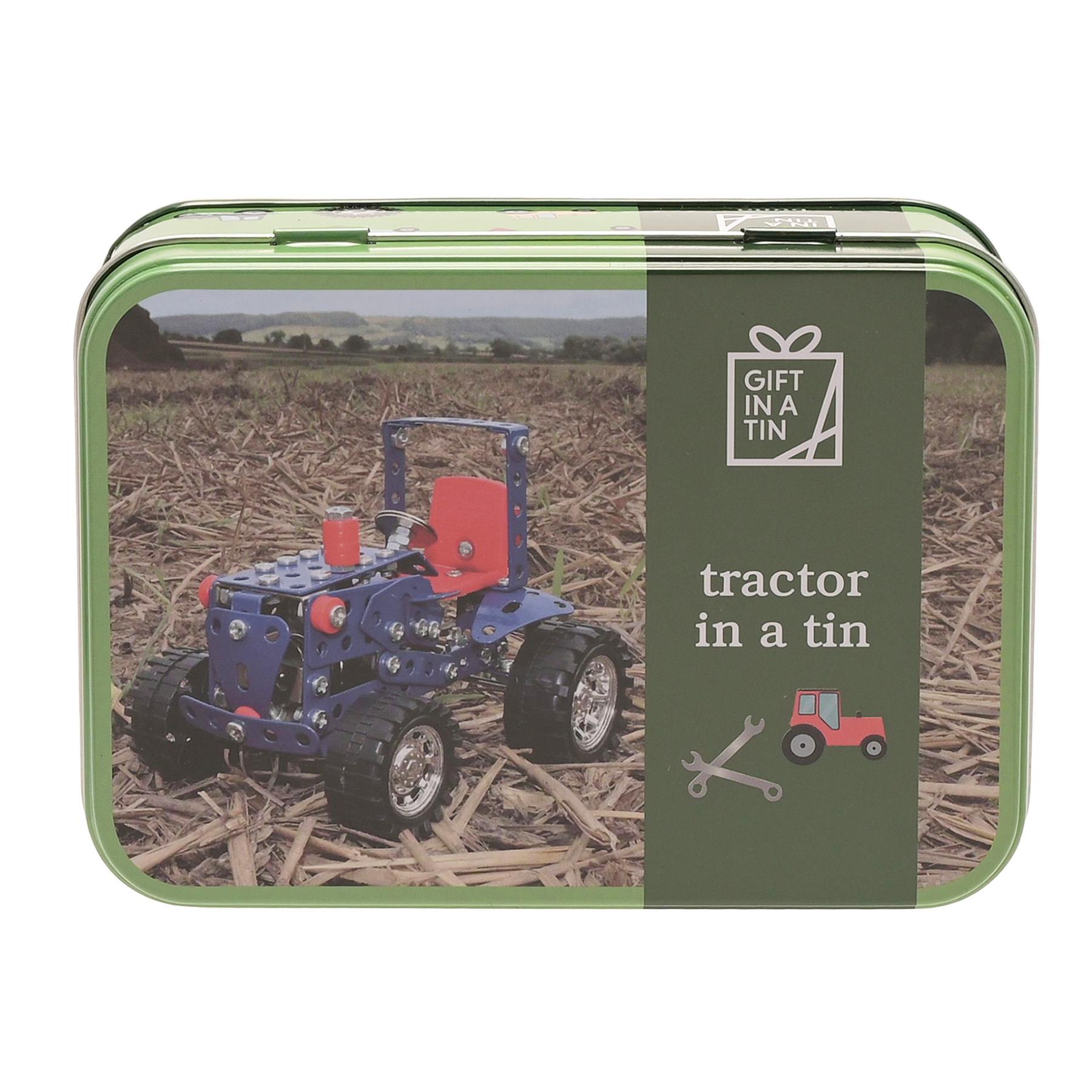 Gift in A Tin Craft / Activity Set Age 8+ - Make your own Tractor