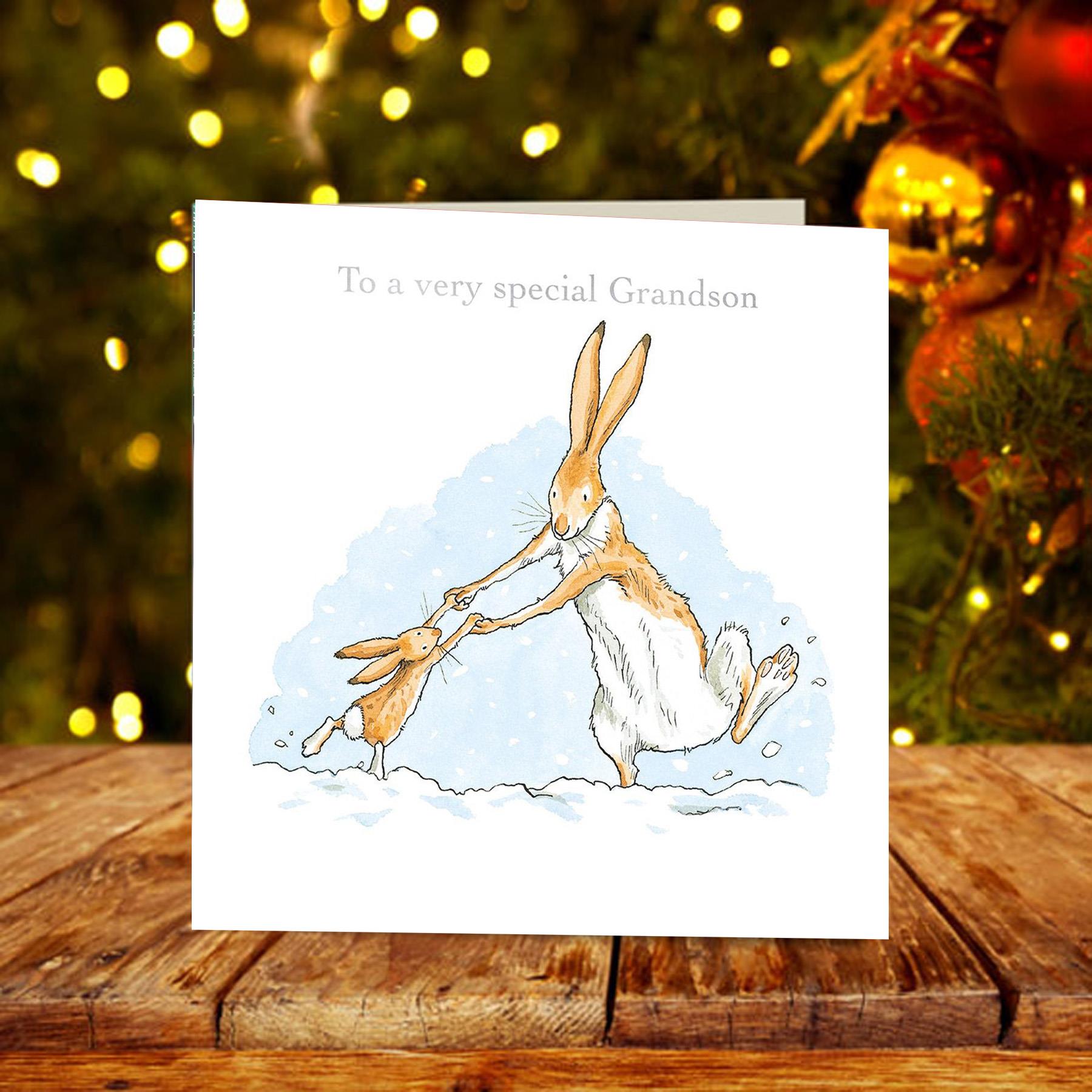 Christmas Card by Museums and Galleries "Grandson" Guess How Much I Love You