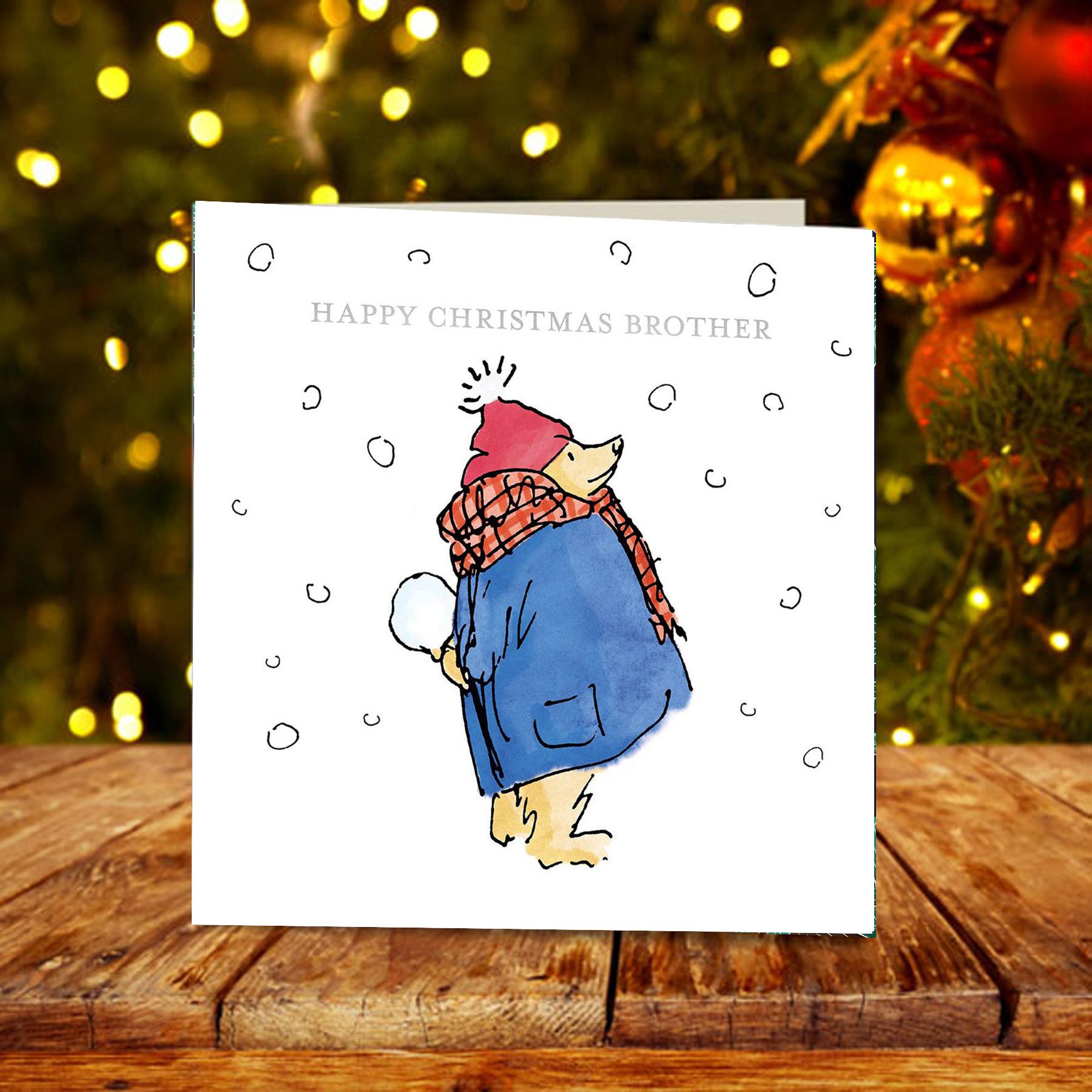 Christmas Card by Museums and Galleries "Brother" Paddington Bear
