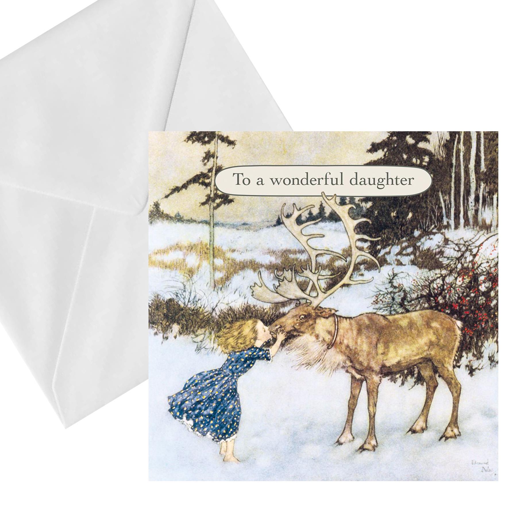 Christmas Card by Museums and Galleries "Daughter" Gerda and the Reindeer