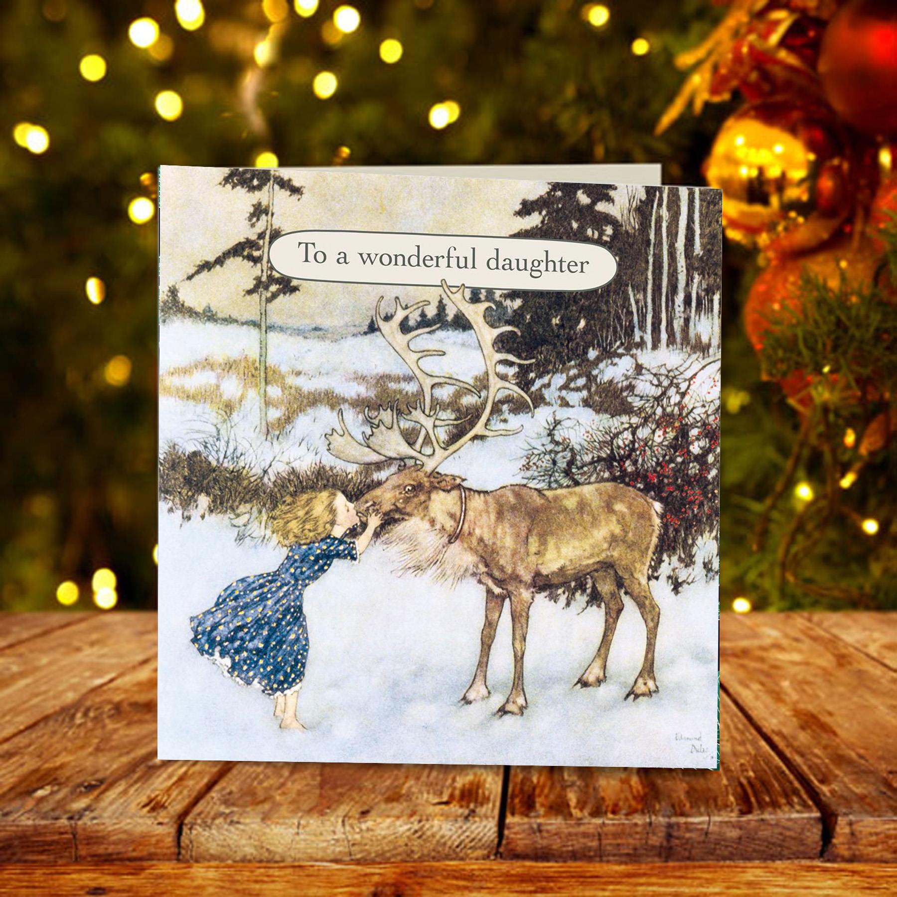 Christmas Card by Museums and Galleries "Daughter" Gerda and the Reindeer