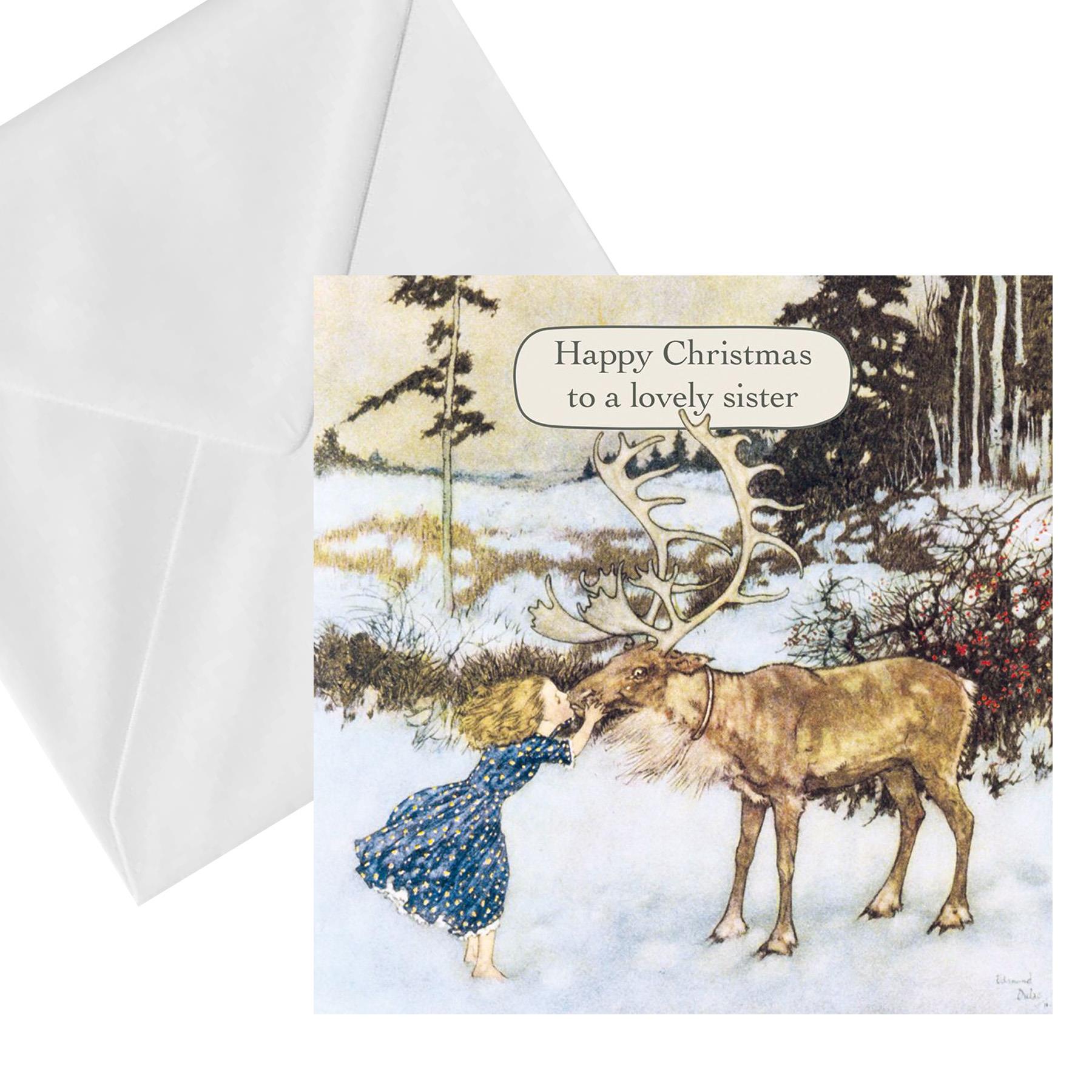 Christmas Card by Museums and Galleries "Sister" Gerda and the Reindeer