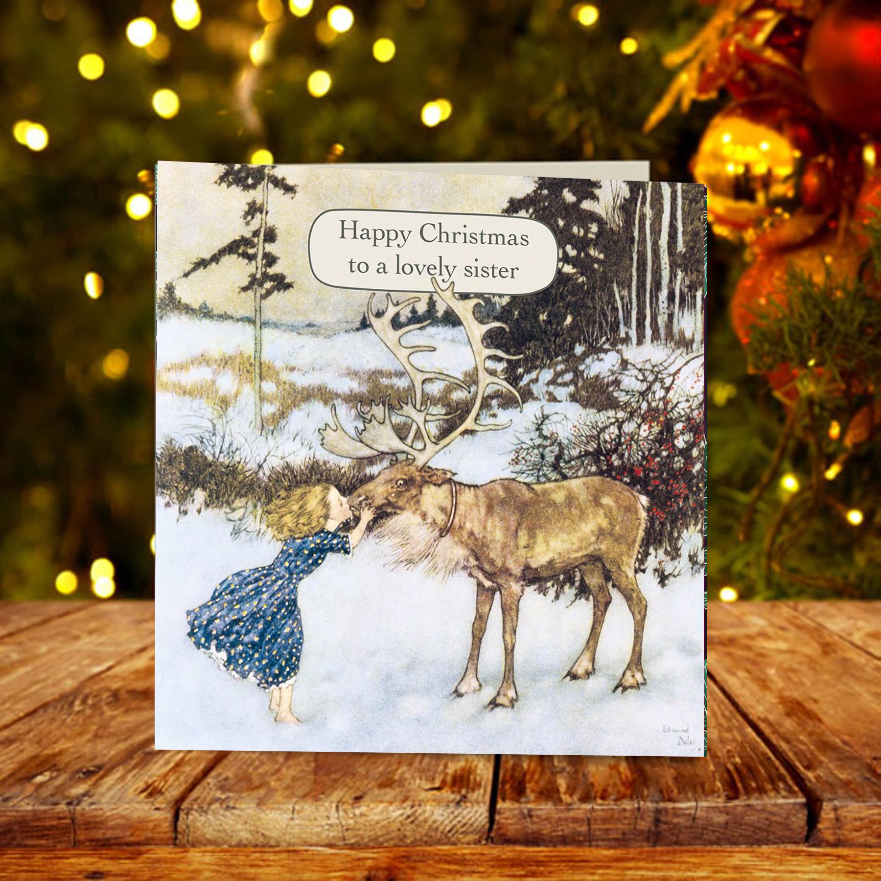 Christmas Card by Museums and Galleries "Sister" Gerda and the Reindeer