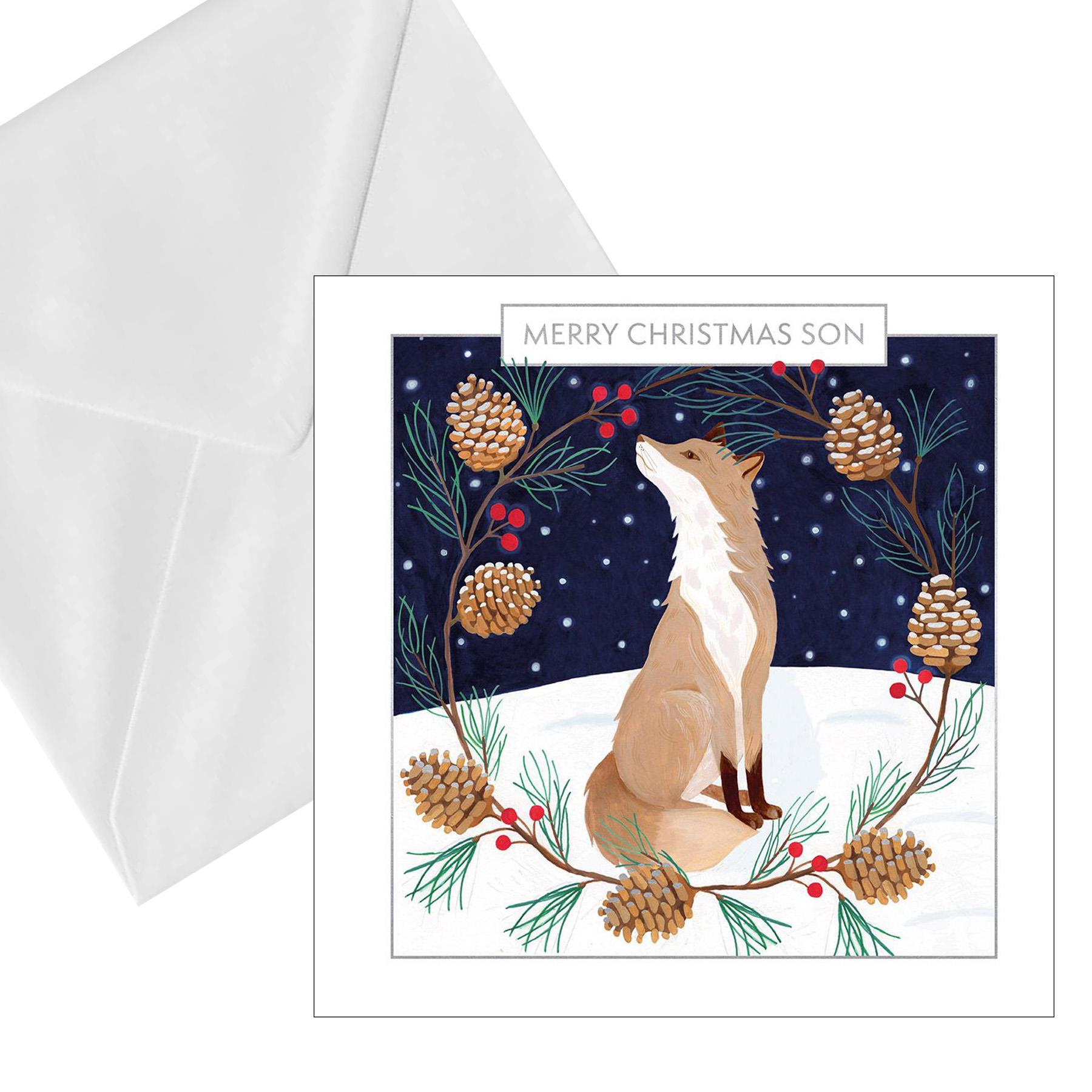 Christmas Card by Museums and Galleries Son Christmas Fox