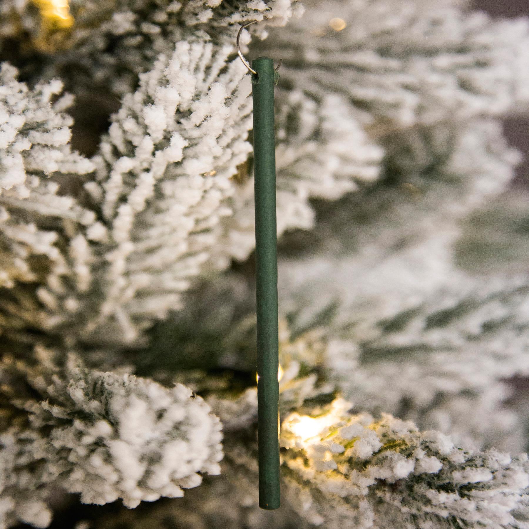 Christmas Scentsicles Scent Sticks Tree Hanging Decorations 6 Pack - White Winter FIR