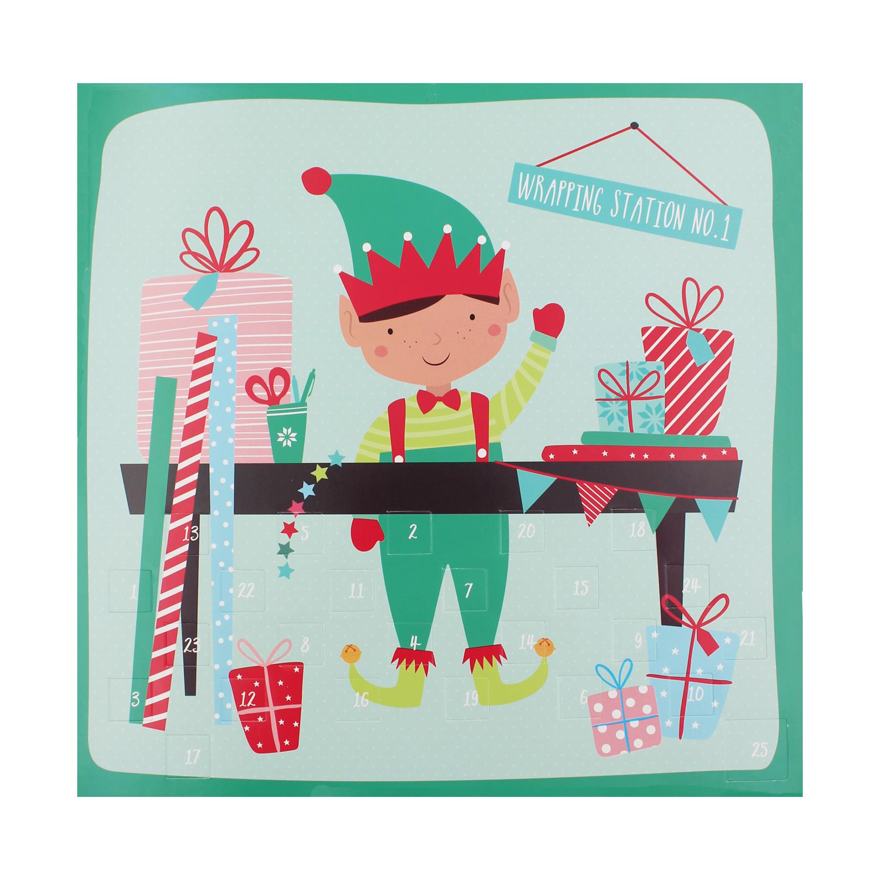 image437064228.jpg Paper Christmas Advent Calendar - 24 Windows - 2961 Elf Design