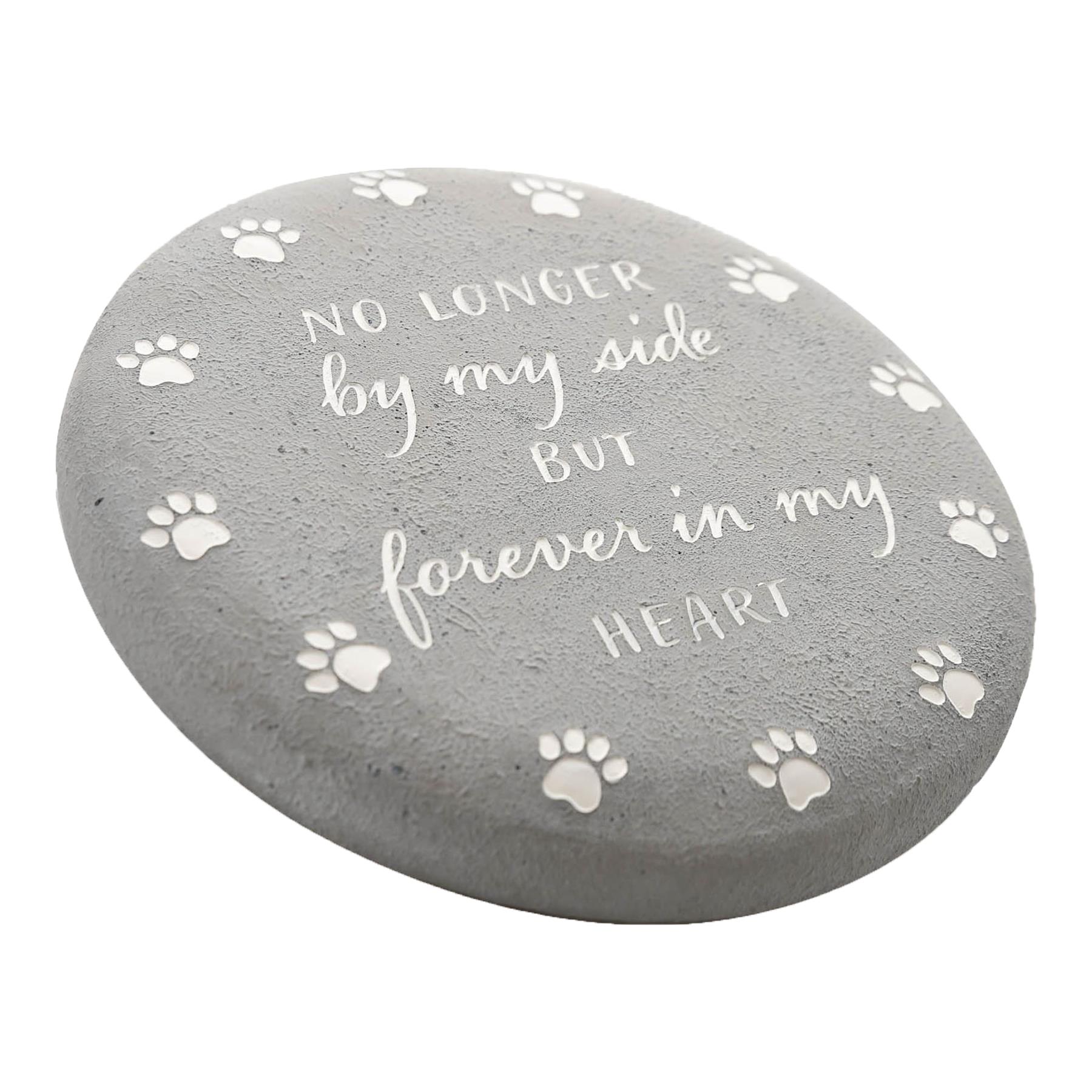 Pet Memorial Plaque Cat or Dog Round Remembrance Stone
