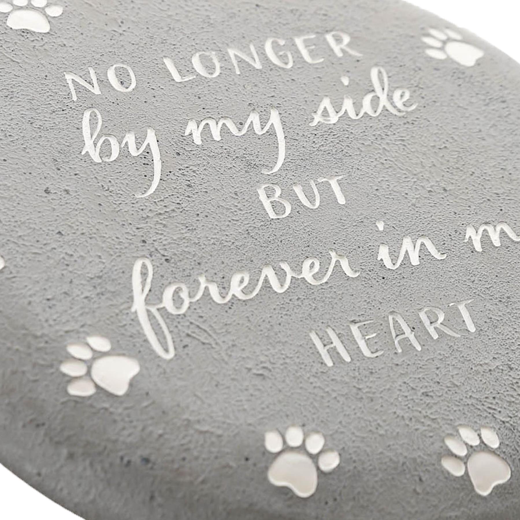 Pet Memorial Plaque Cat or Dog Round Remembrance Stone