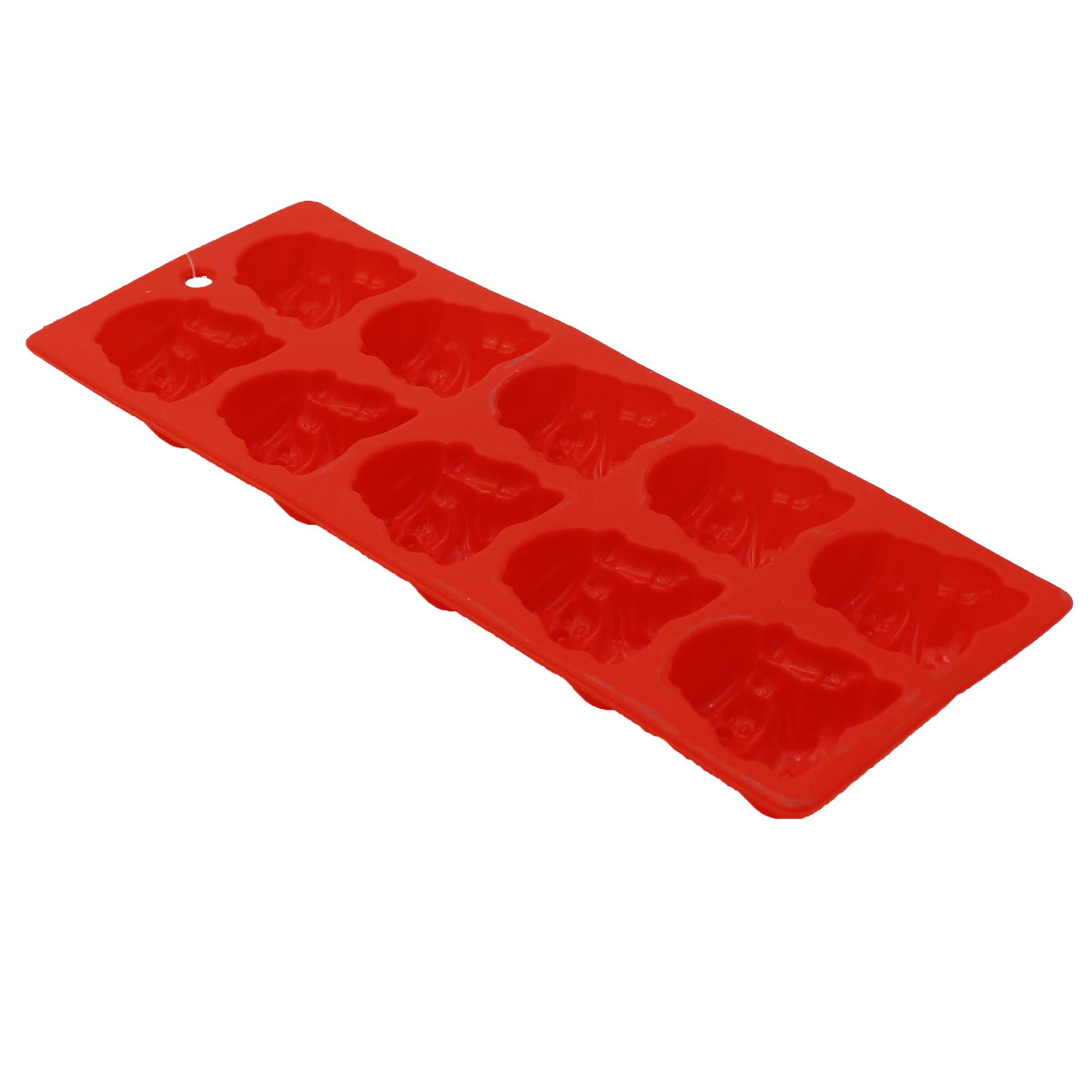 Christmas Santa Silicone Mould 10 Section Ice Cube Cakes Chocolates Reusable