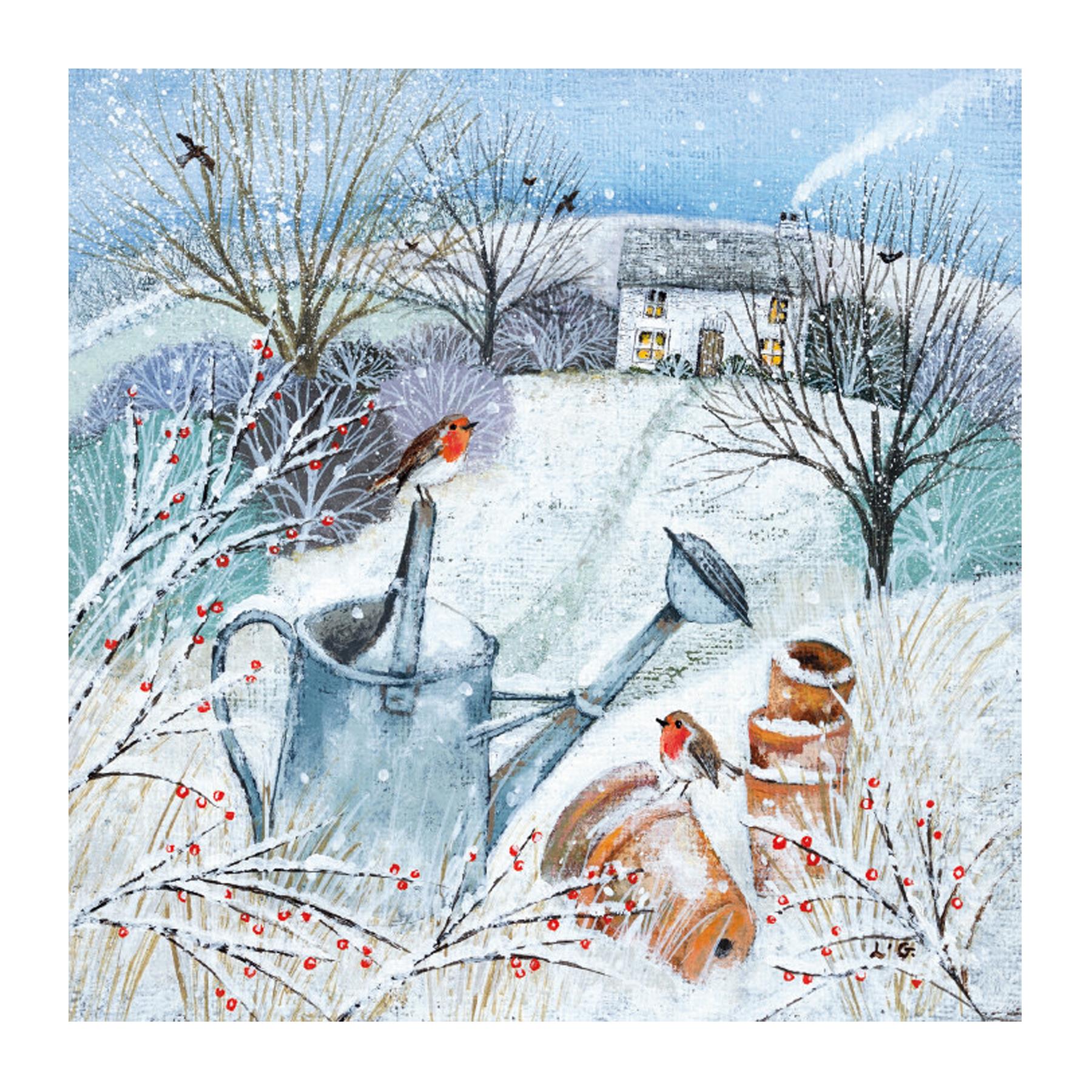 Box of 20 Charity Christmas Cards 100% Recyclable - Deep Midwinter