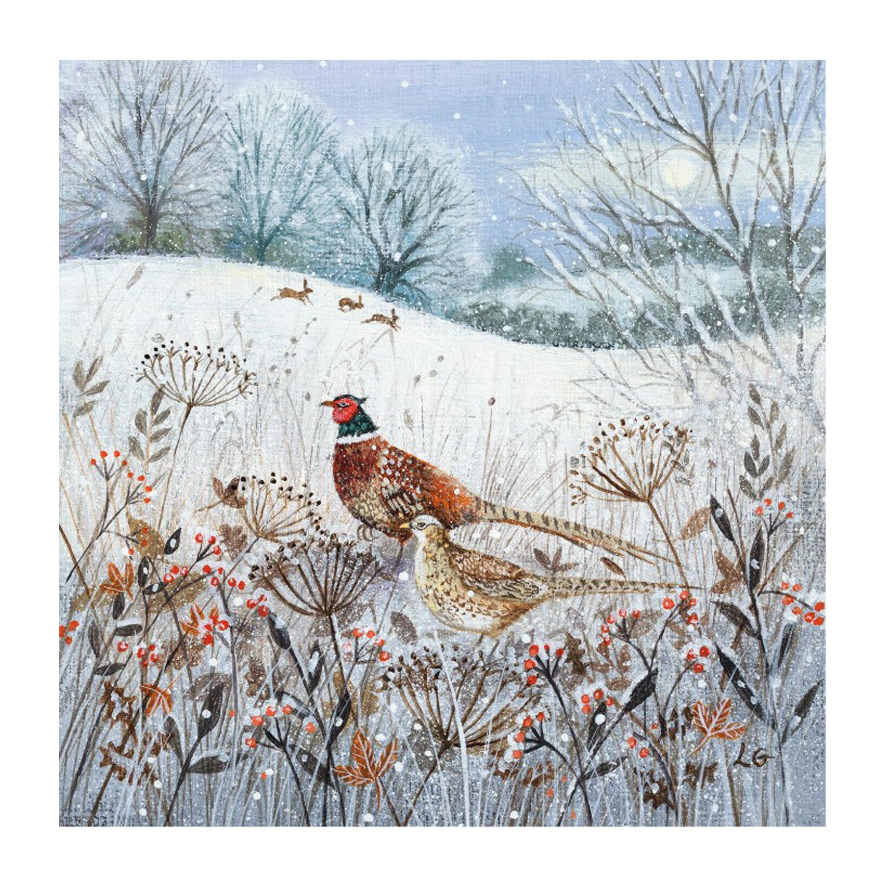 Box of 20 Charity Christmas Cards 100% Recyclable - Deep Midwinter