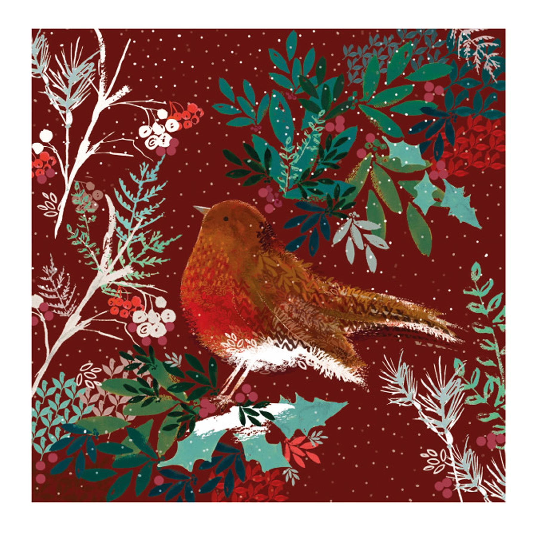 Box of 20 Charity Christmas Cards 100% Recyclable - Winter Forest