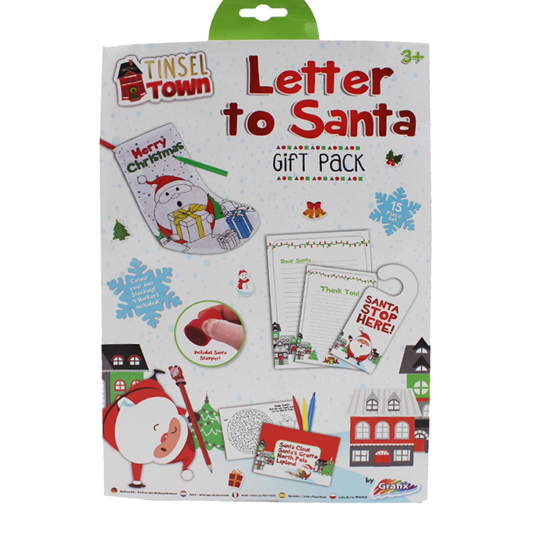 Christmas Letter to Santa Bumper Pack with Letter Stickers Stocking and More