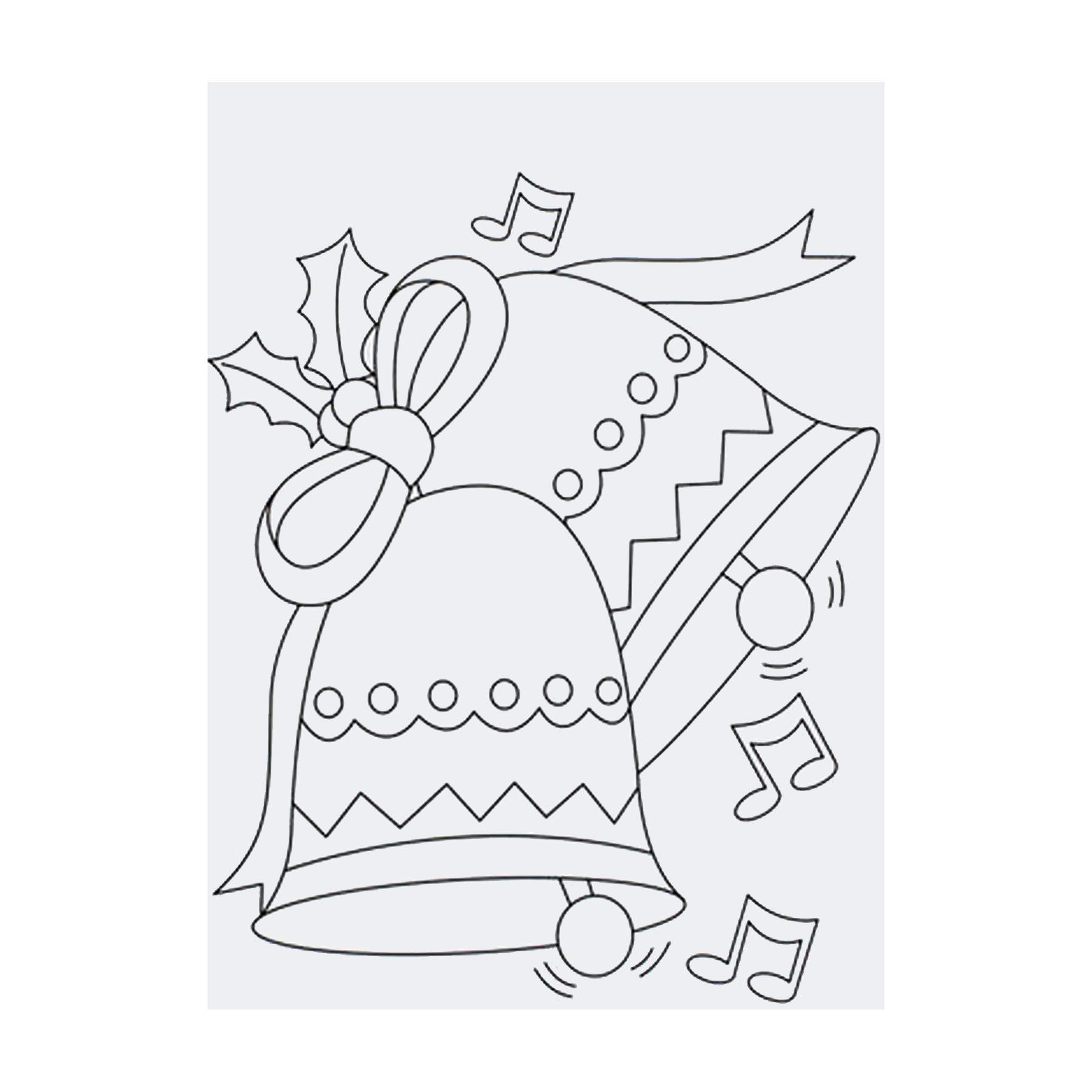 Mini Christmas Colouring Fun Book - Large Print - Stocking Filler - CF8