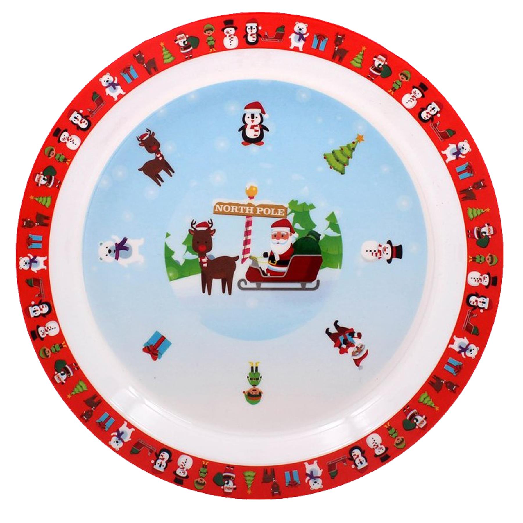 Children's Christmas Melamine Plate Tableware - Little Stars