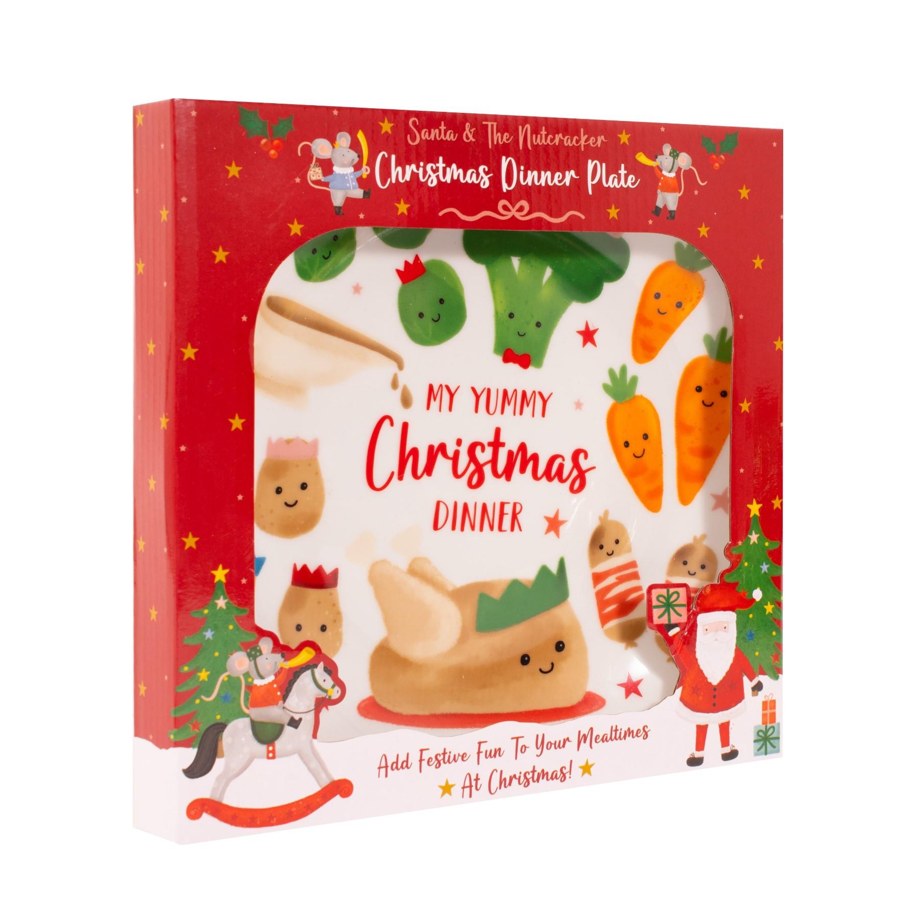 image441454492.jpg Christmas Dinner Plate Tableware 24cm