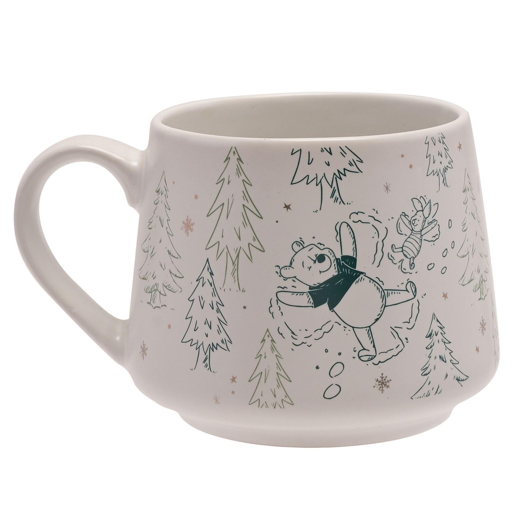 Disney Winnie the Pooh Christmas Mug with Illustrated Character Image