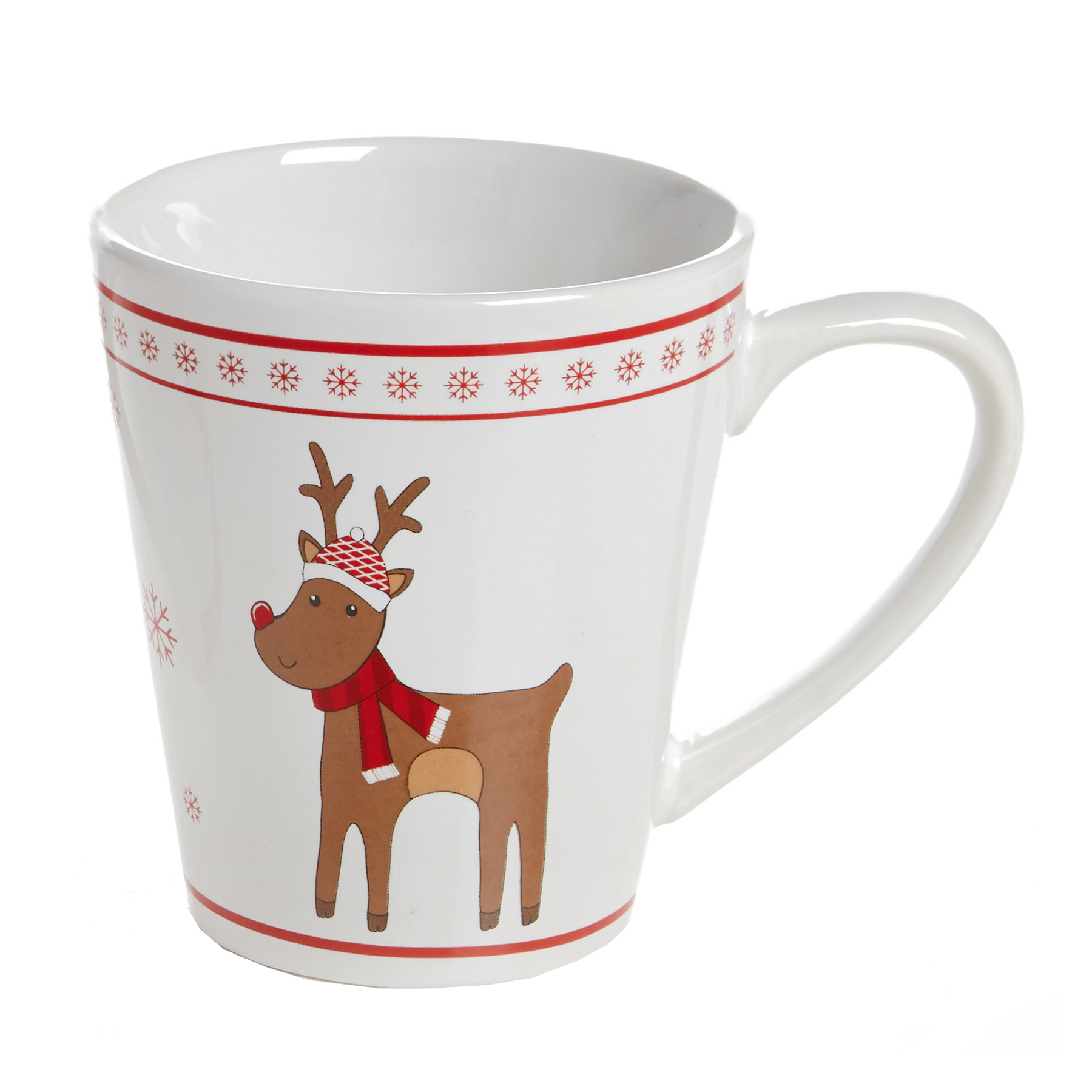 Christmas Character Mug - Novelty Reindeer Design