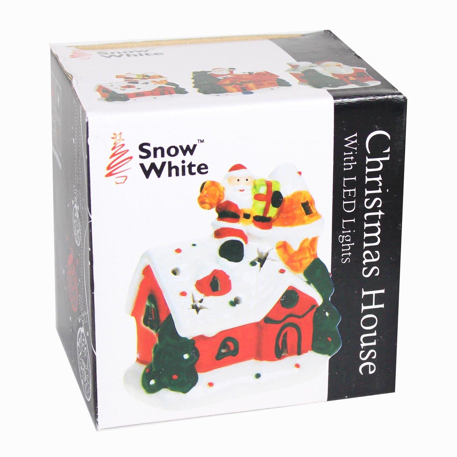 Christmas Decoration Battery Operated Flashing LED House - B