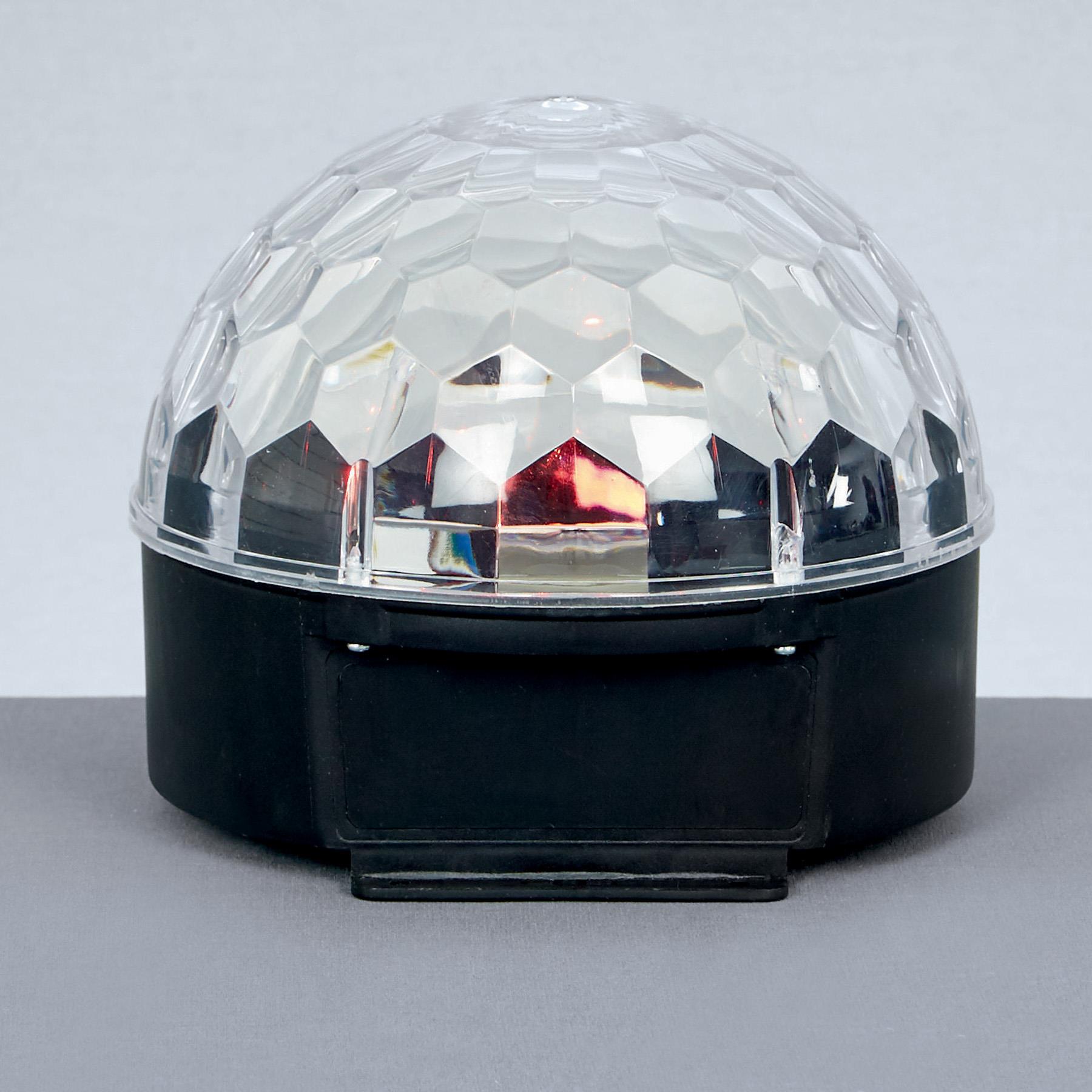 Premier Christmas Multi Coloured LED 19cm Crystal Ball Projector LV151069