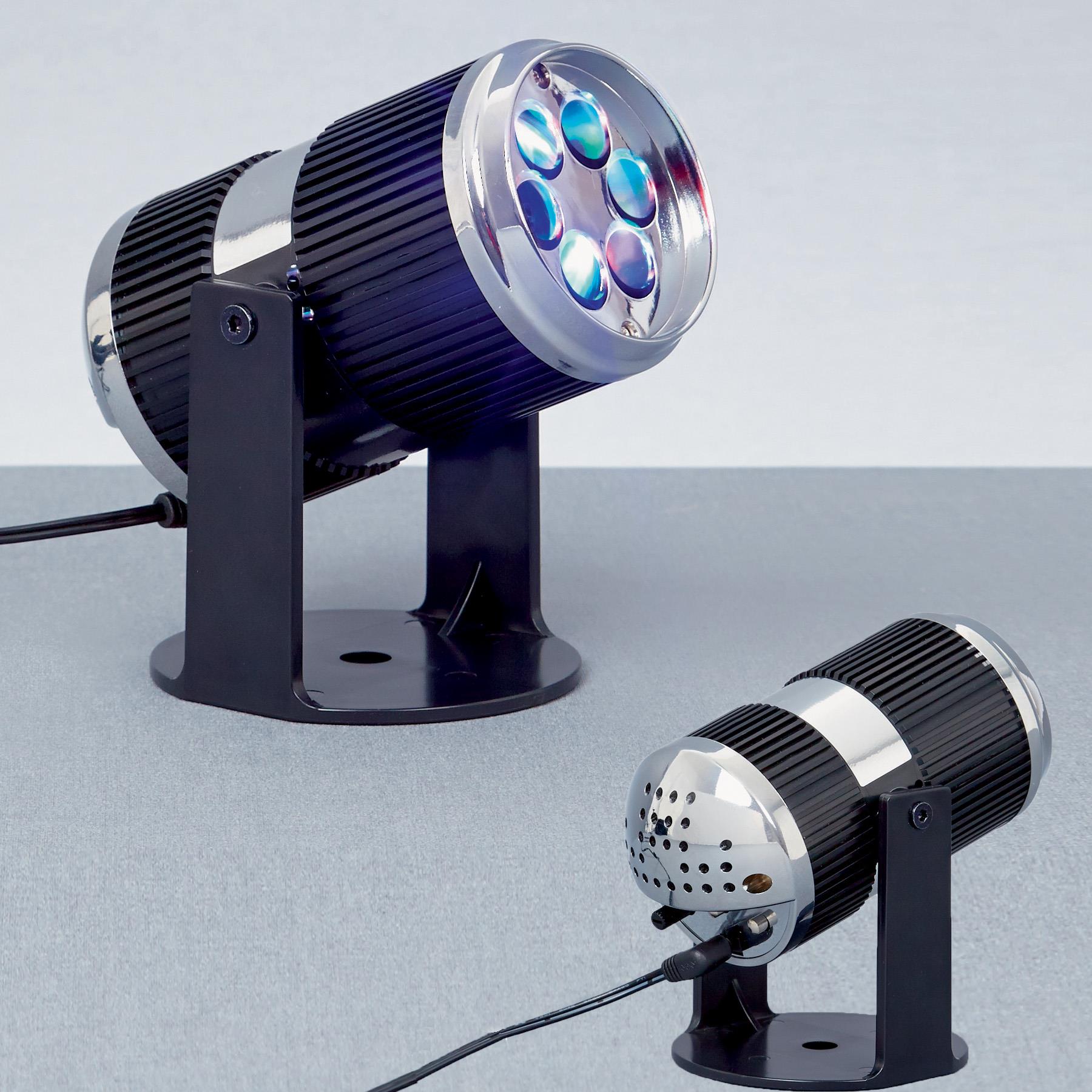 Christmas LED Coloured Light Projector with Christmas Shapes LV141392