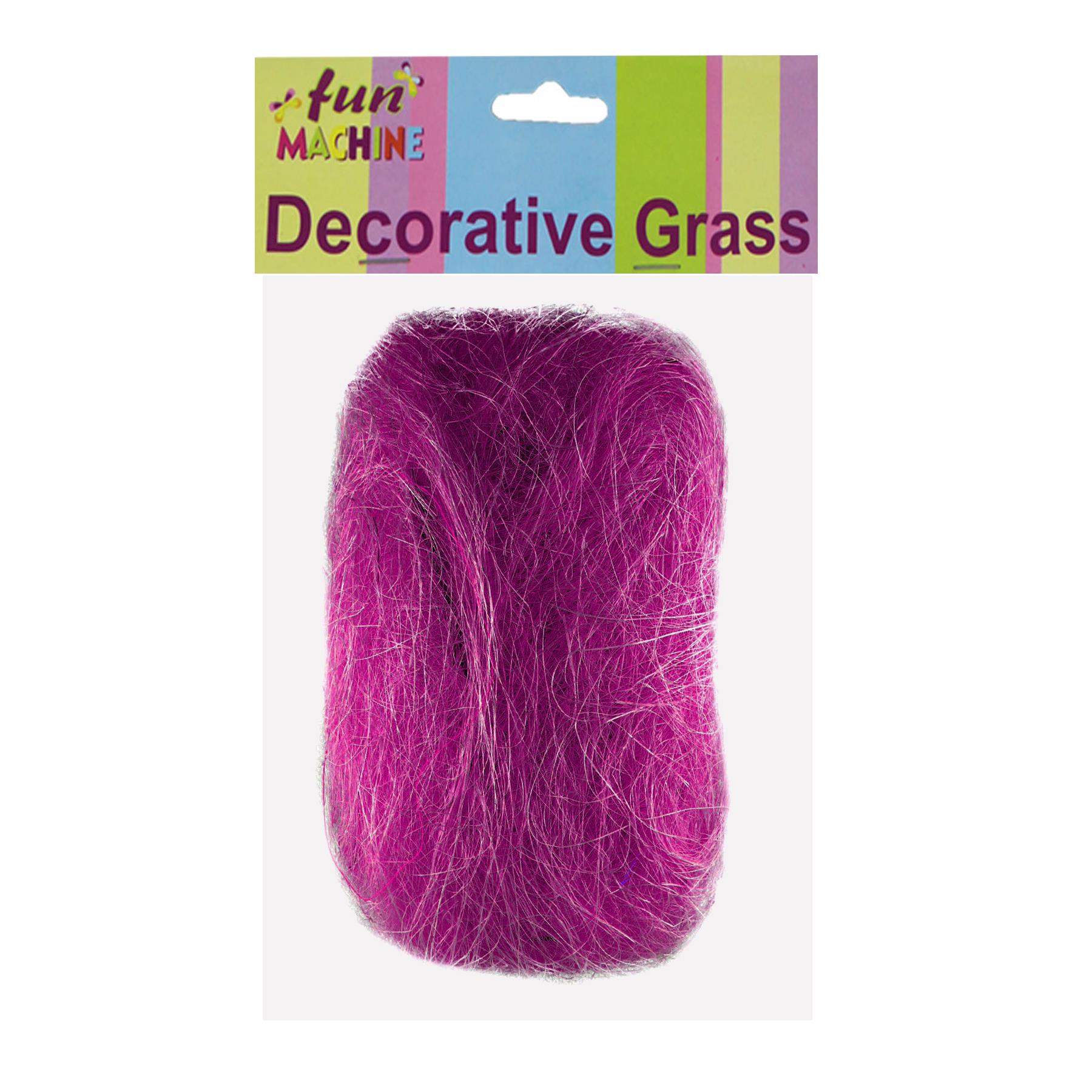 Easter Pink Grass 20g for Hamper Filler, Bonnet Making, Art and Crafts