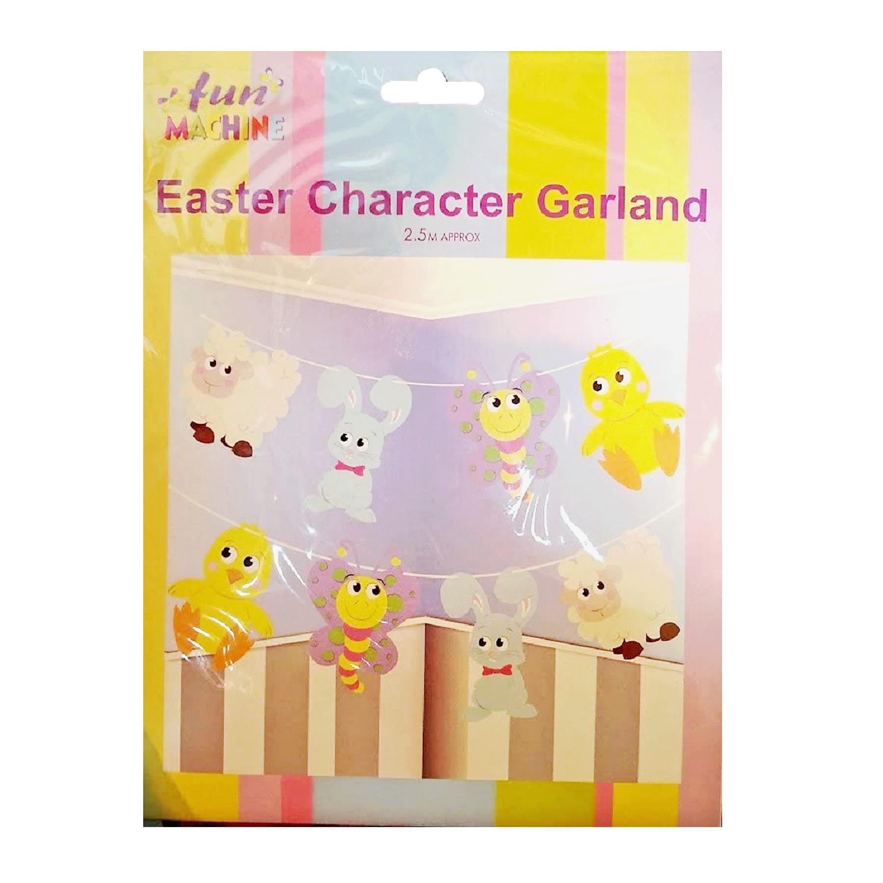 Easter Animals Banner Bunting Hanging Room Decorations 06507