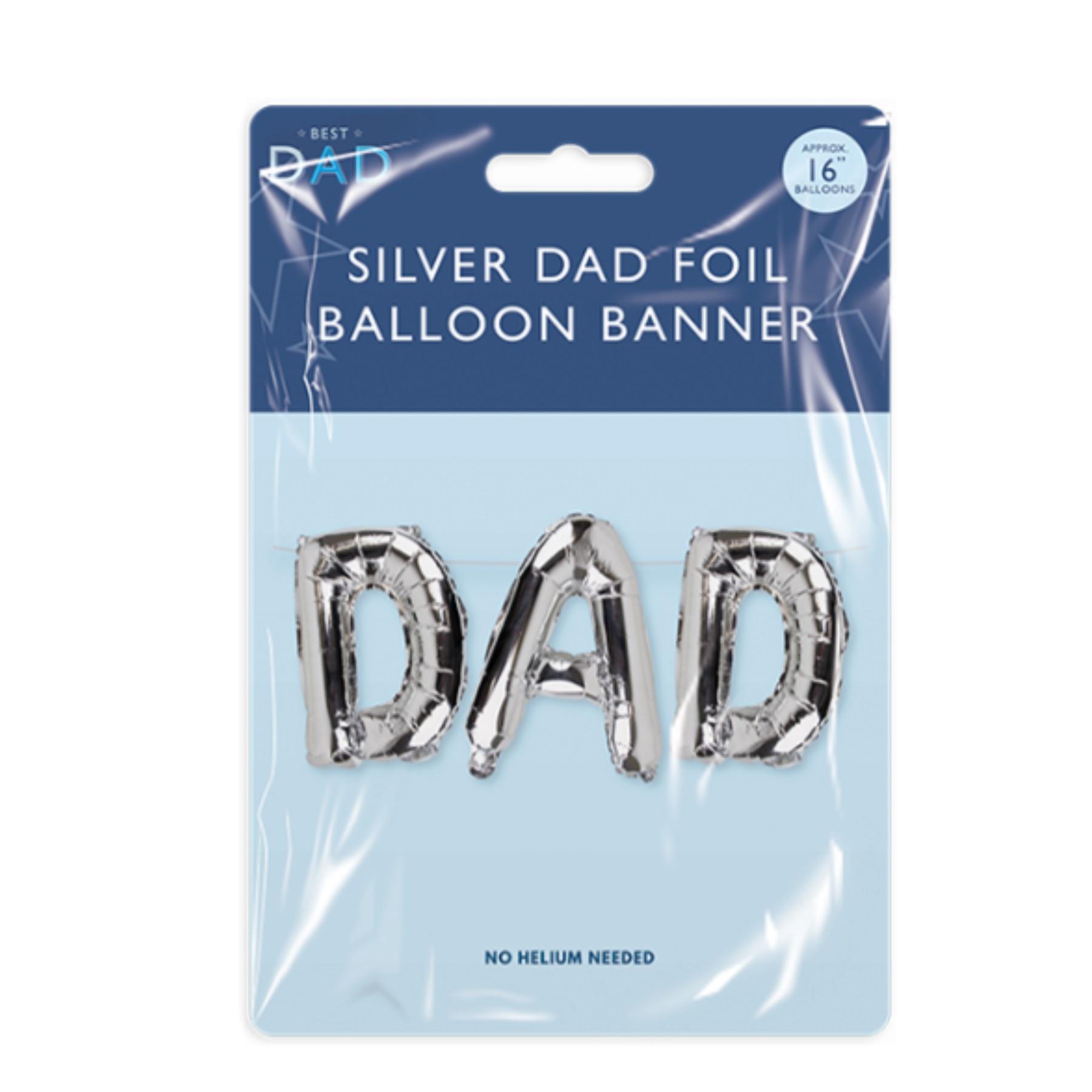 image449979646.jpg Father's Day / Birthday Dad Foil Balloon 16" - Silver