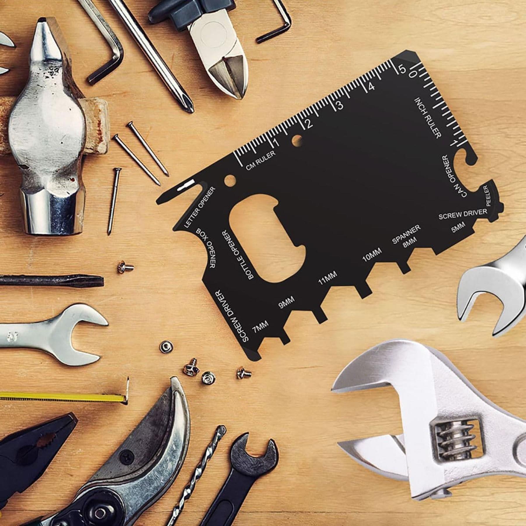 Special Son Multi-tool Wallet Essential 18 in 1 Stainless Steel Card