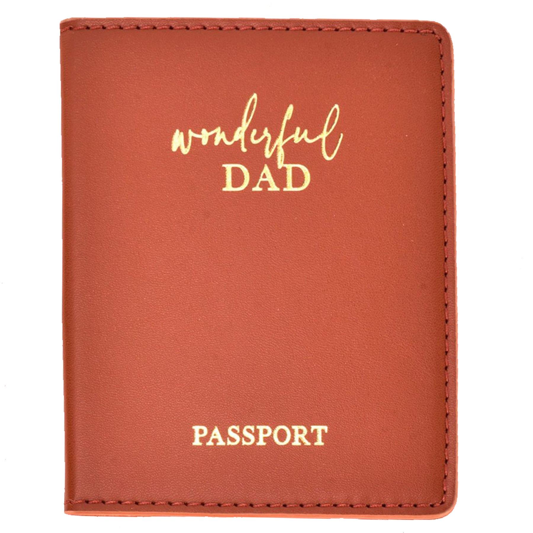 Passport Cover and Luggage Tag Set - Wonderful Dad / Dad's Luggage