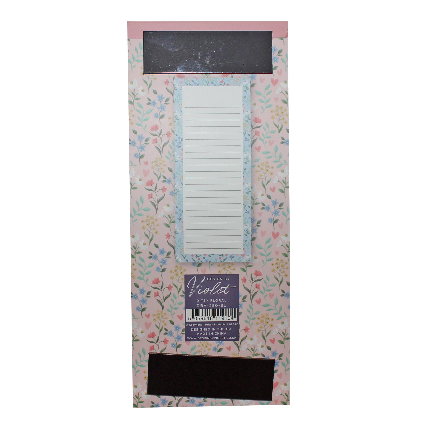 Mum Magnetic Shopping List Mother's Day Gifts Ditsy Floral Range