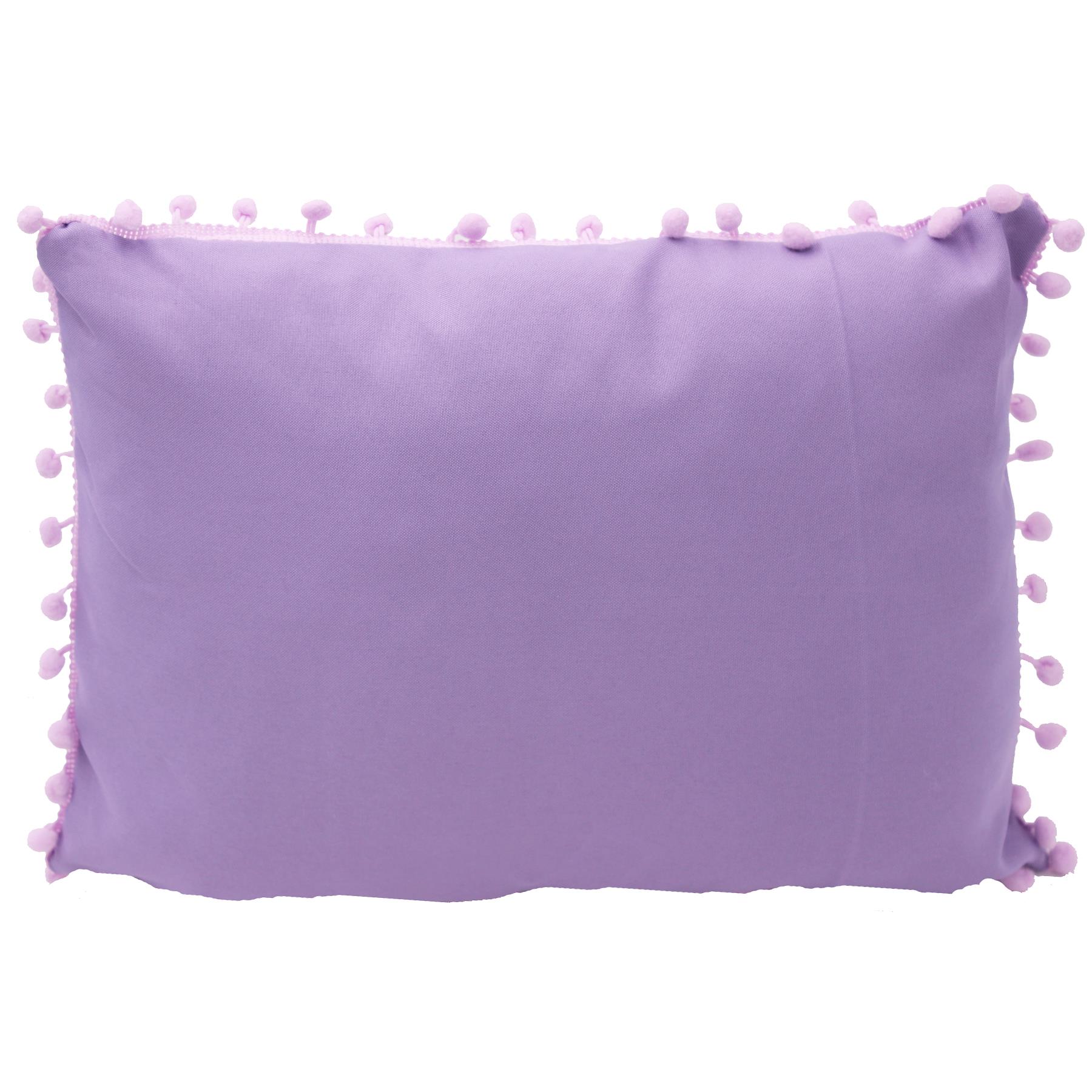 Cushion 40cm x 30cm "Reserved for Nan" Purple and White Mother's Day Gift