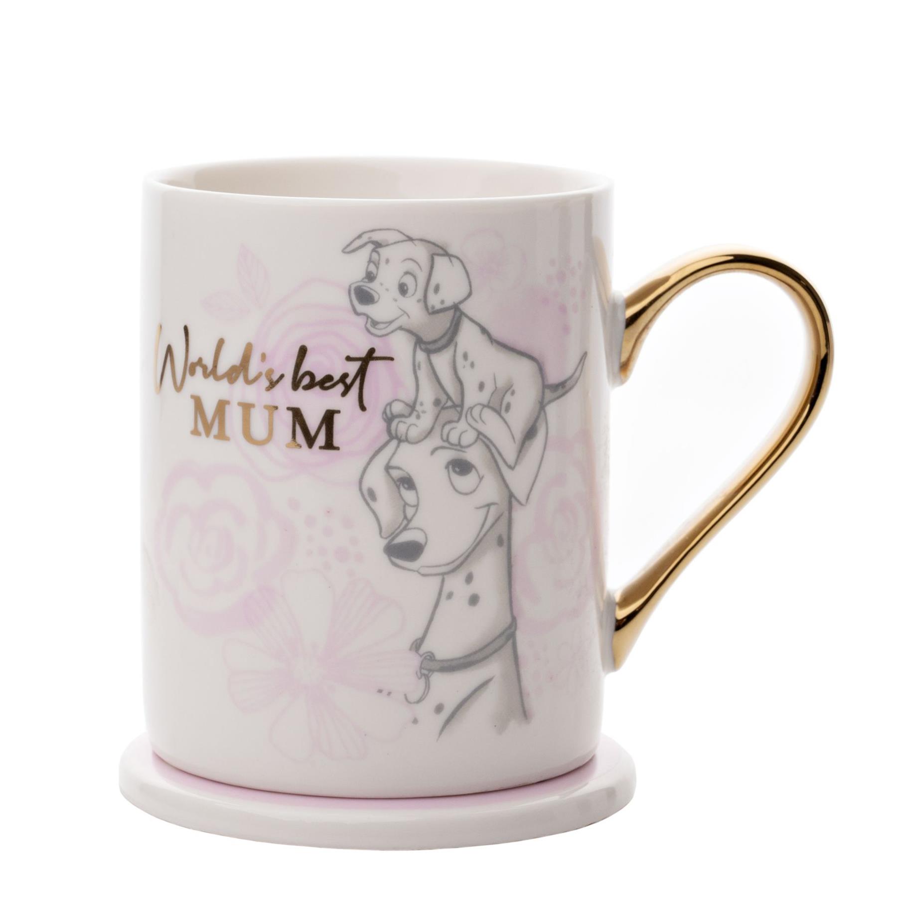 image450536415.jpg Disney Porcelain Mug and Coaster Set - "Best Mum" Dalmatians Design