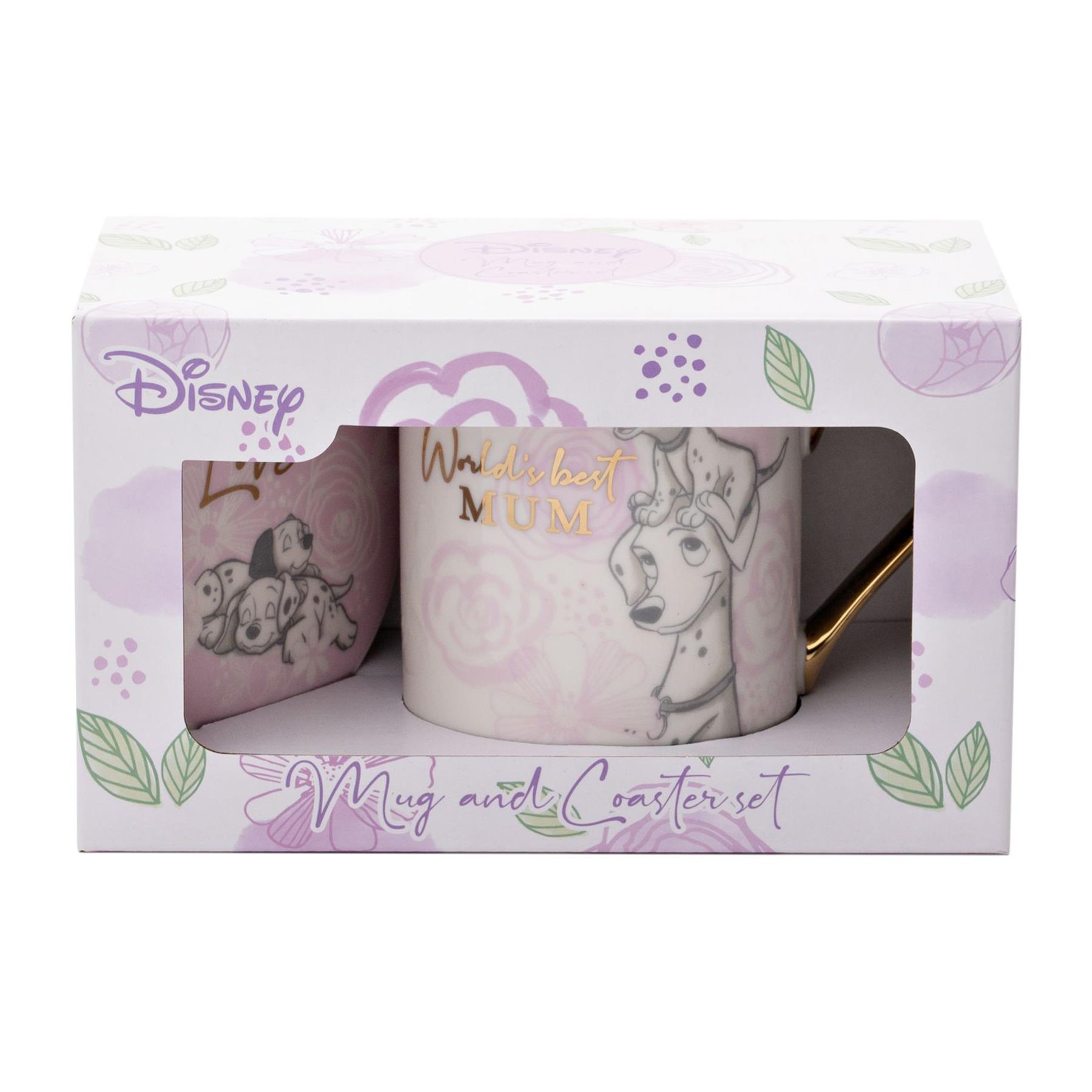 image450536417.jpg Disney Porcelain Mug and Coaster Set - "Best Mum" Dalmatians Design