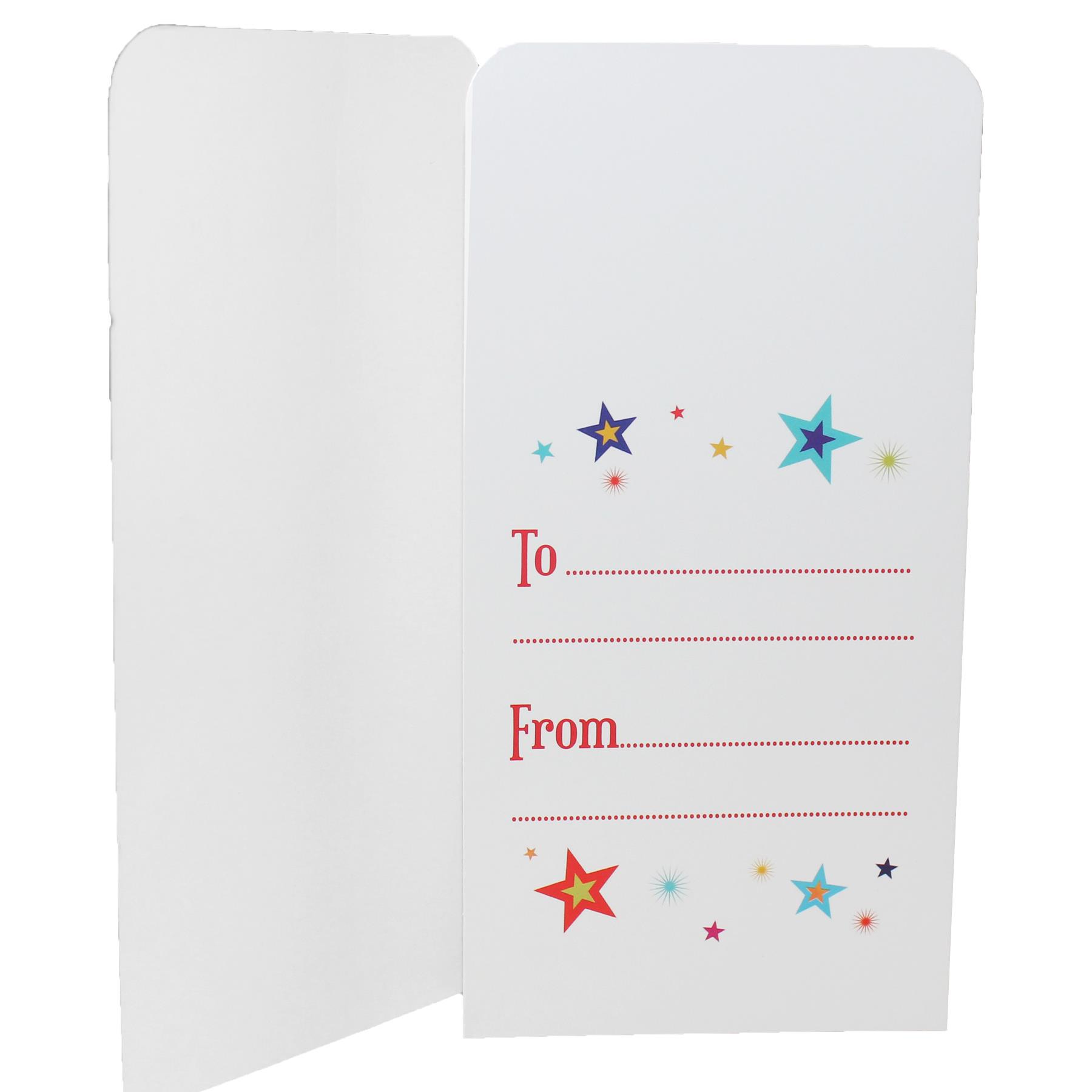 40th Birthday Money Wallet with Gold Foil Detail and Envelope